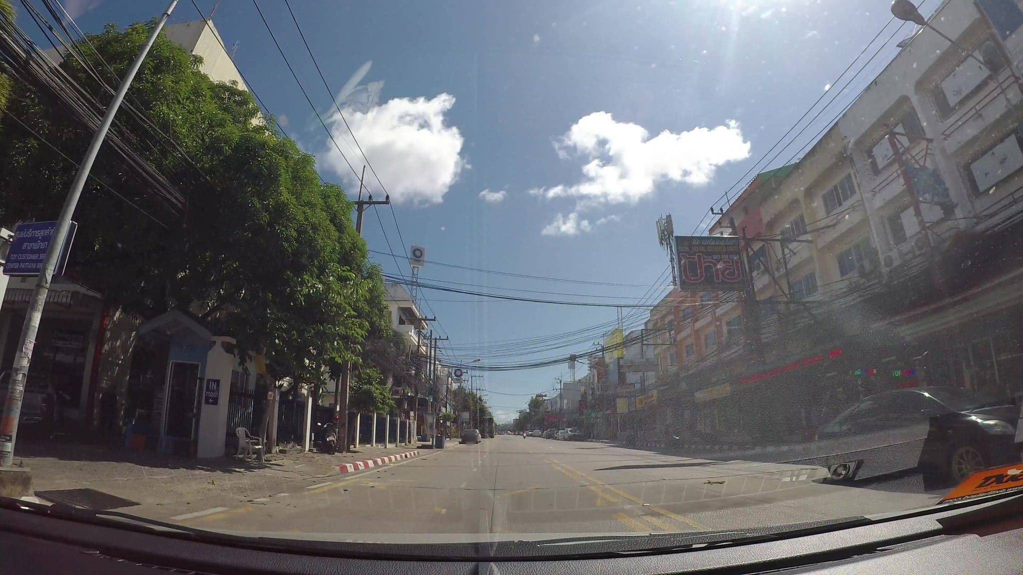 Street view near Green Place, Pattaya