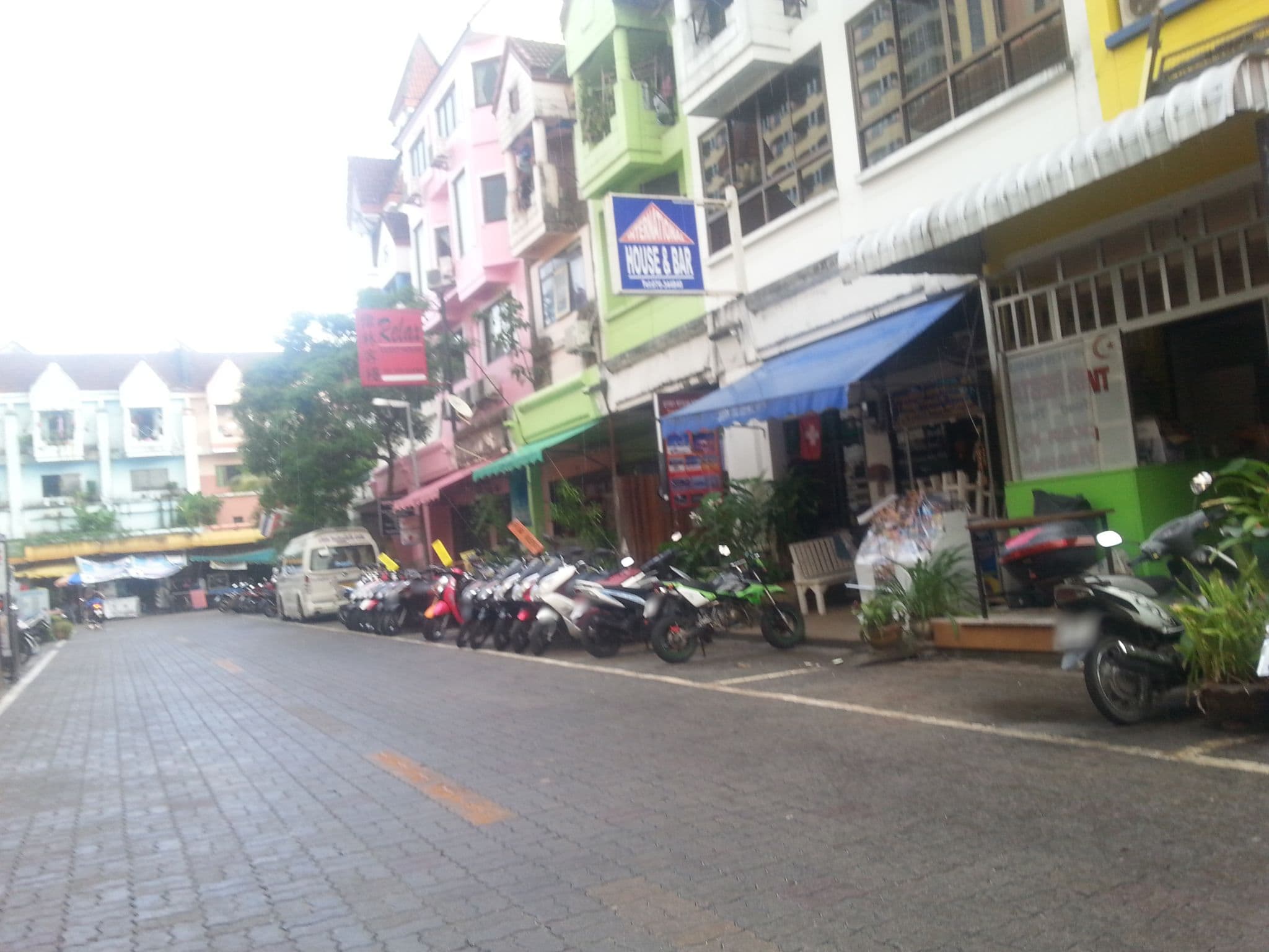 Street view near New International House, Patong