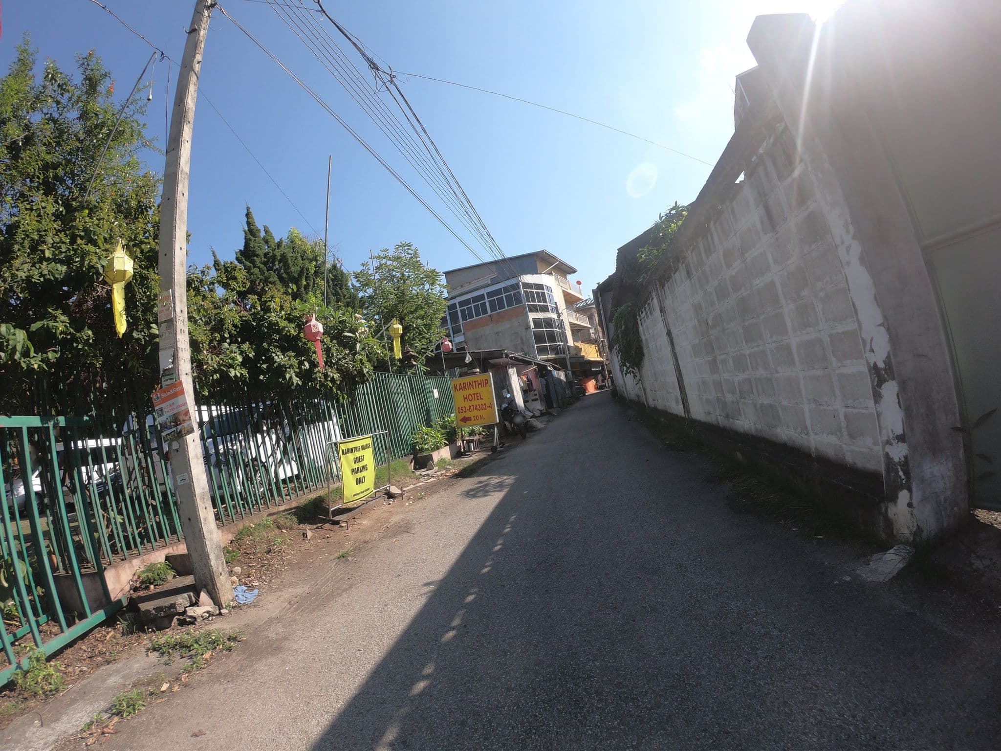 Street view near Karinthip Village, Chiang Mai