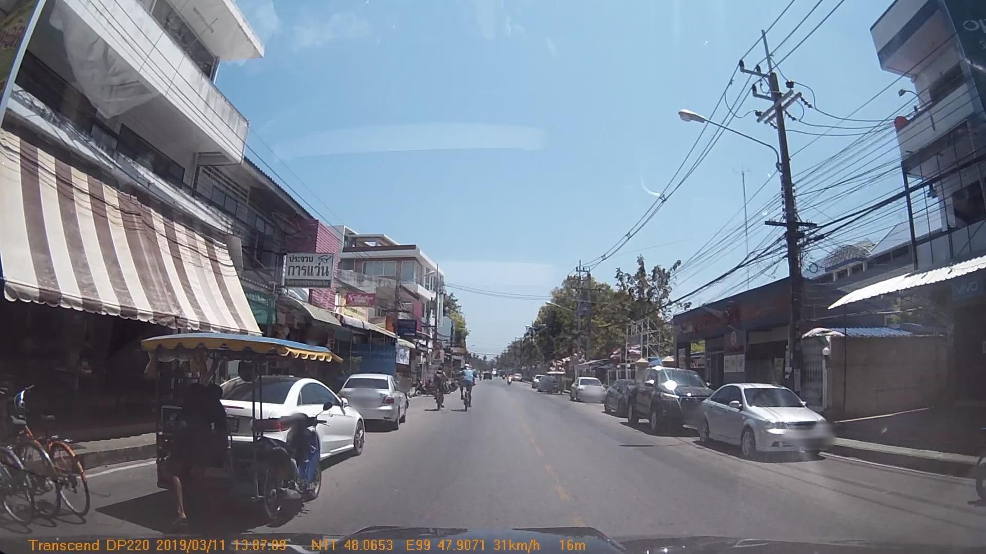 Street view near Krua Chaiwat, Prachuap Khiri Khan — © mapcreator (CC BY-SA · Mapillary)