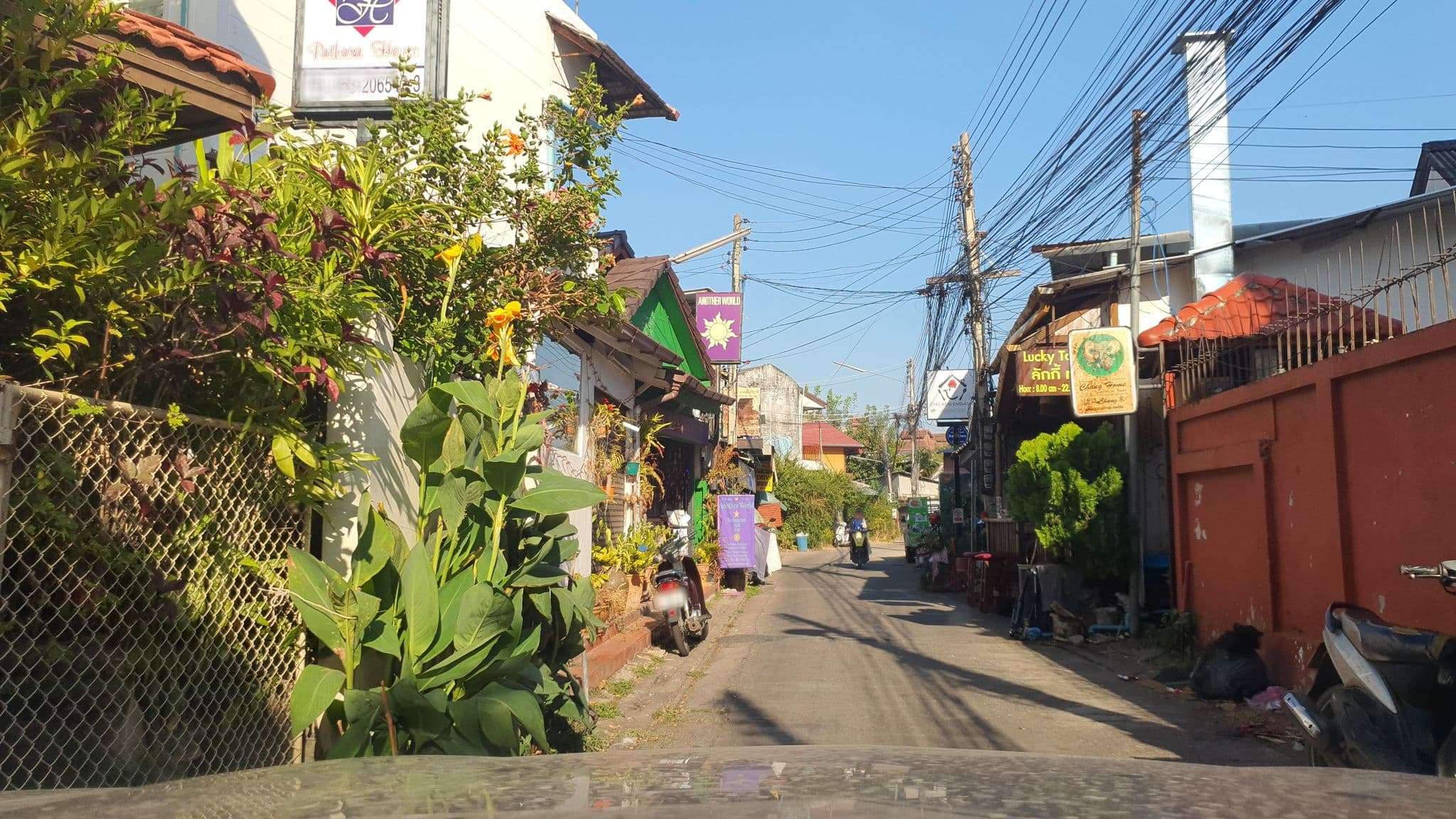 Street view near Pathara Guesthouse, Chiang Mai
