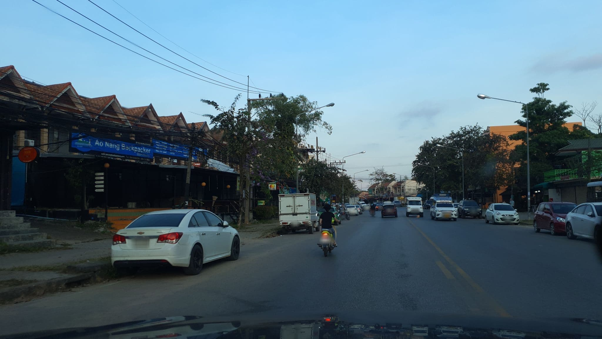 Street view near MDF Aonang Hostel, Ban Ao Nang