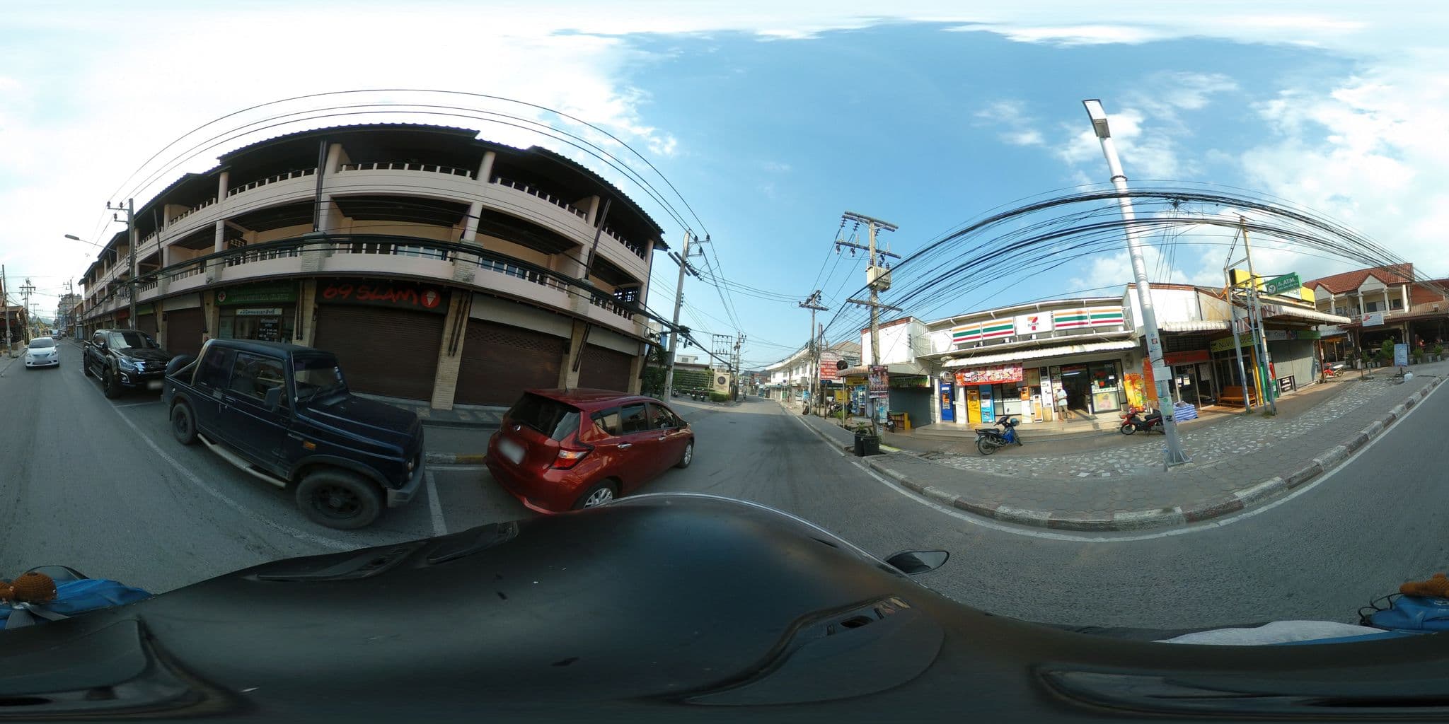 Street view near Weekender Bungalow, Ko Samui