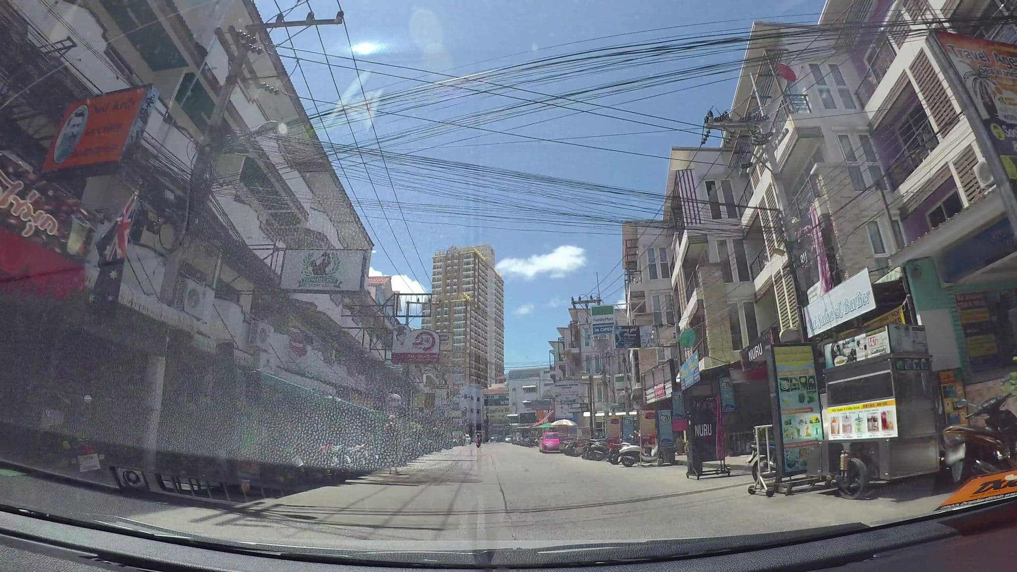 Street view near The Sandara Residence, Pattaya