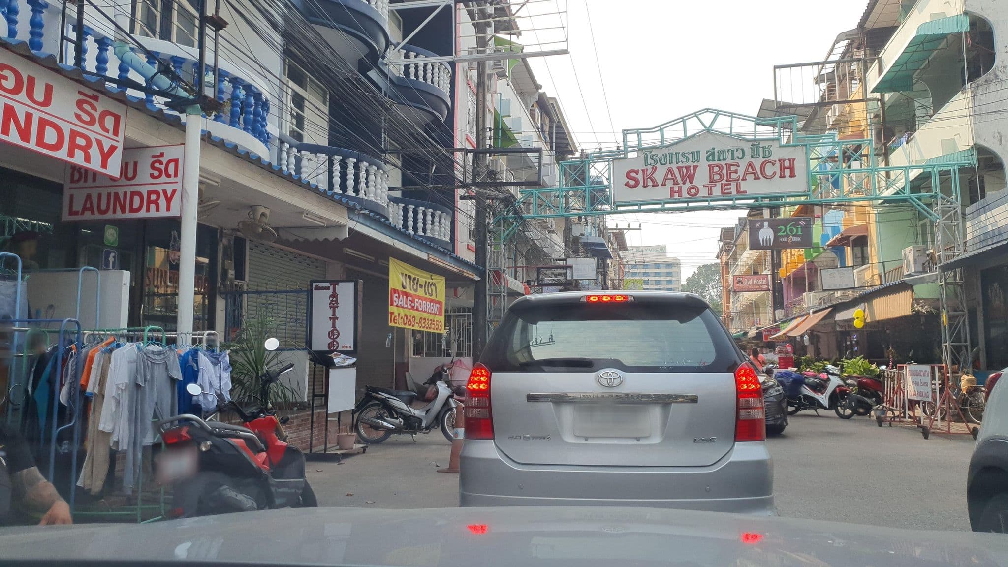 Street view near Daokai, Pattaya