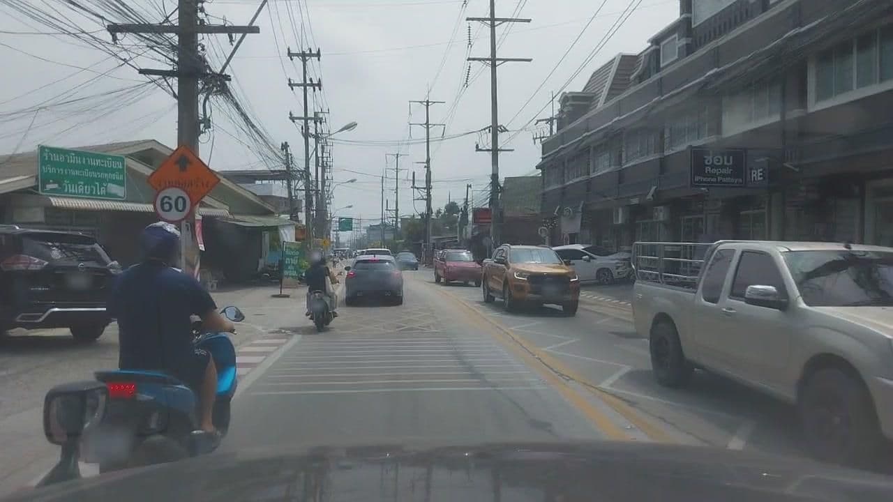Street view near Club 72 Bikes and Beds, Pattaya