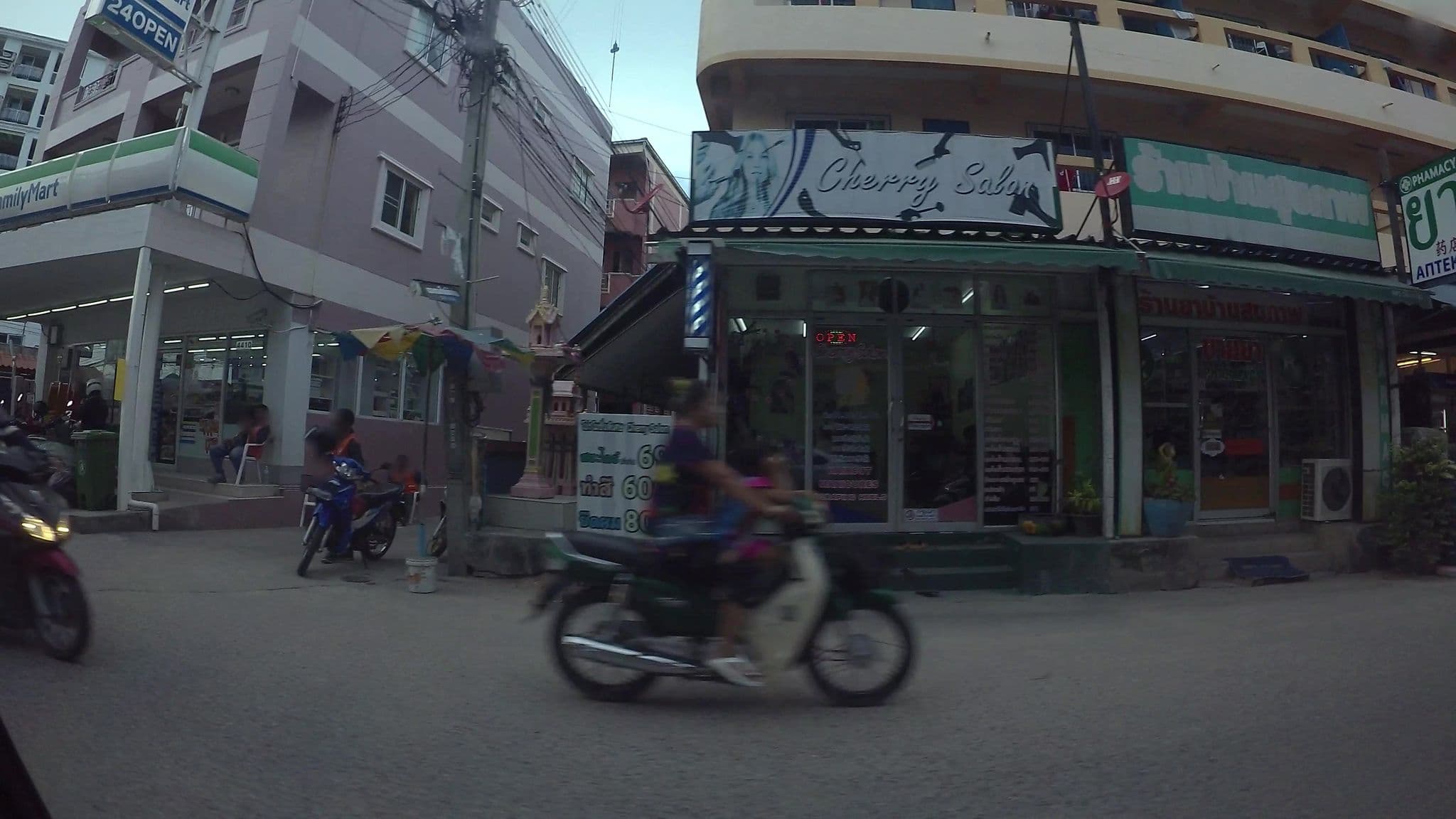 Street view near TN Apartment, Pattaya