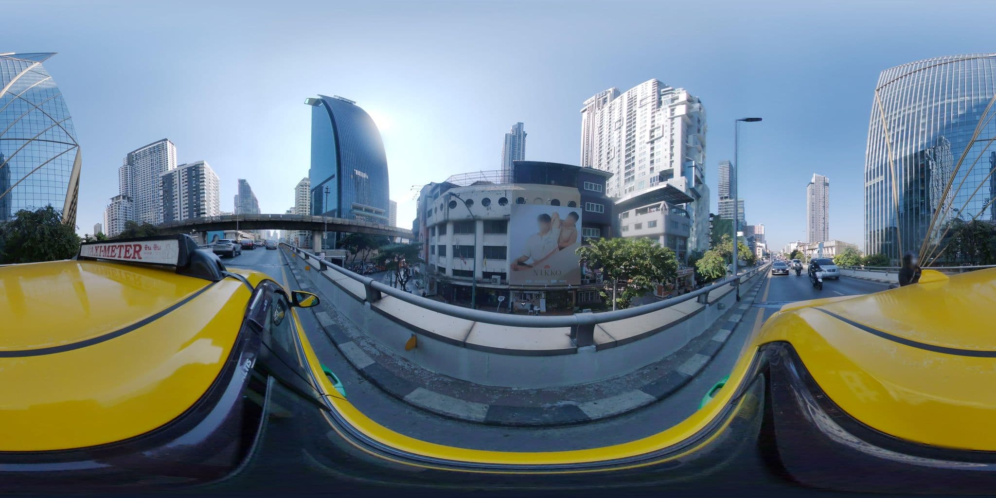 Street view near Bed Station Hostel, Ratchathewi — © mapconcierge (CC BY-SA · Mapillary)