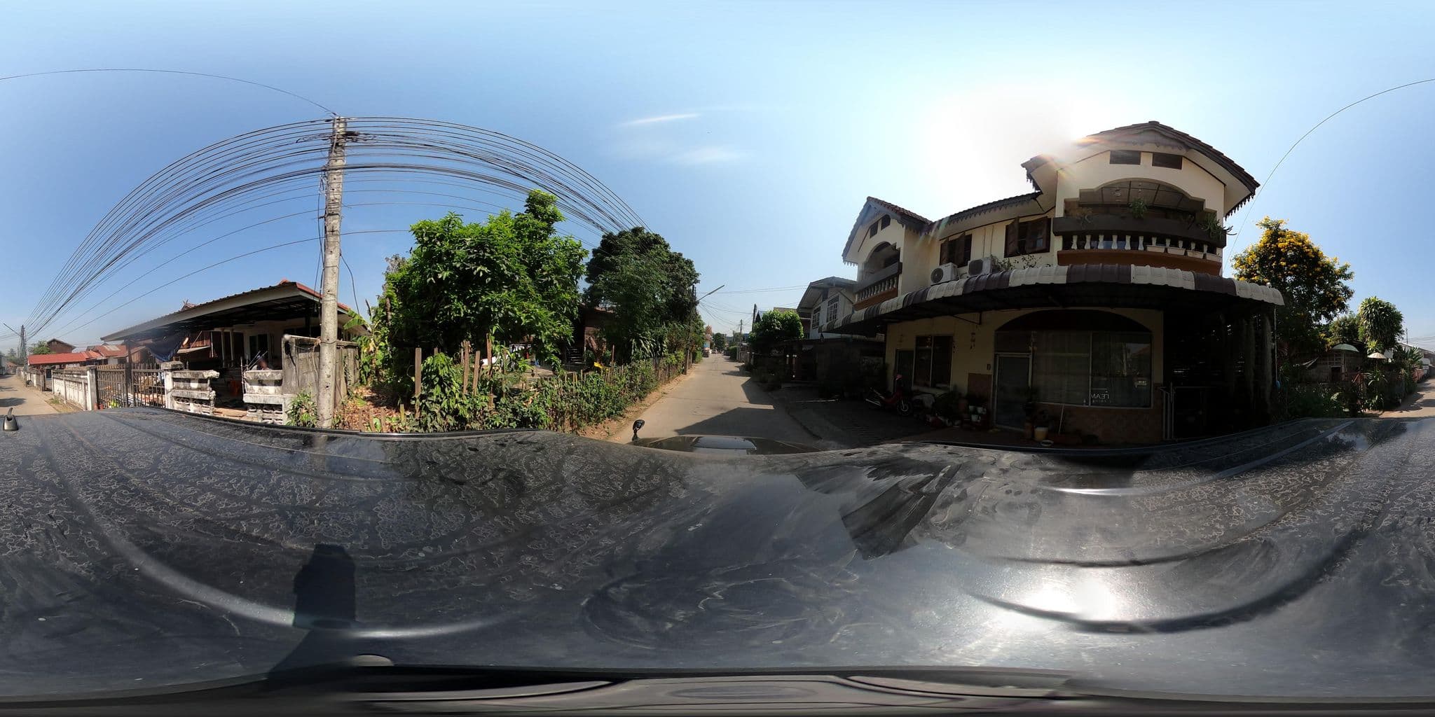 Street view near Baan Cartoon, Nan