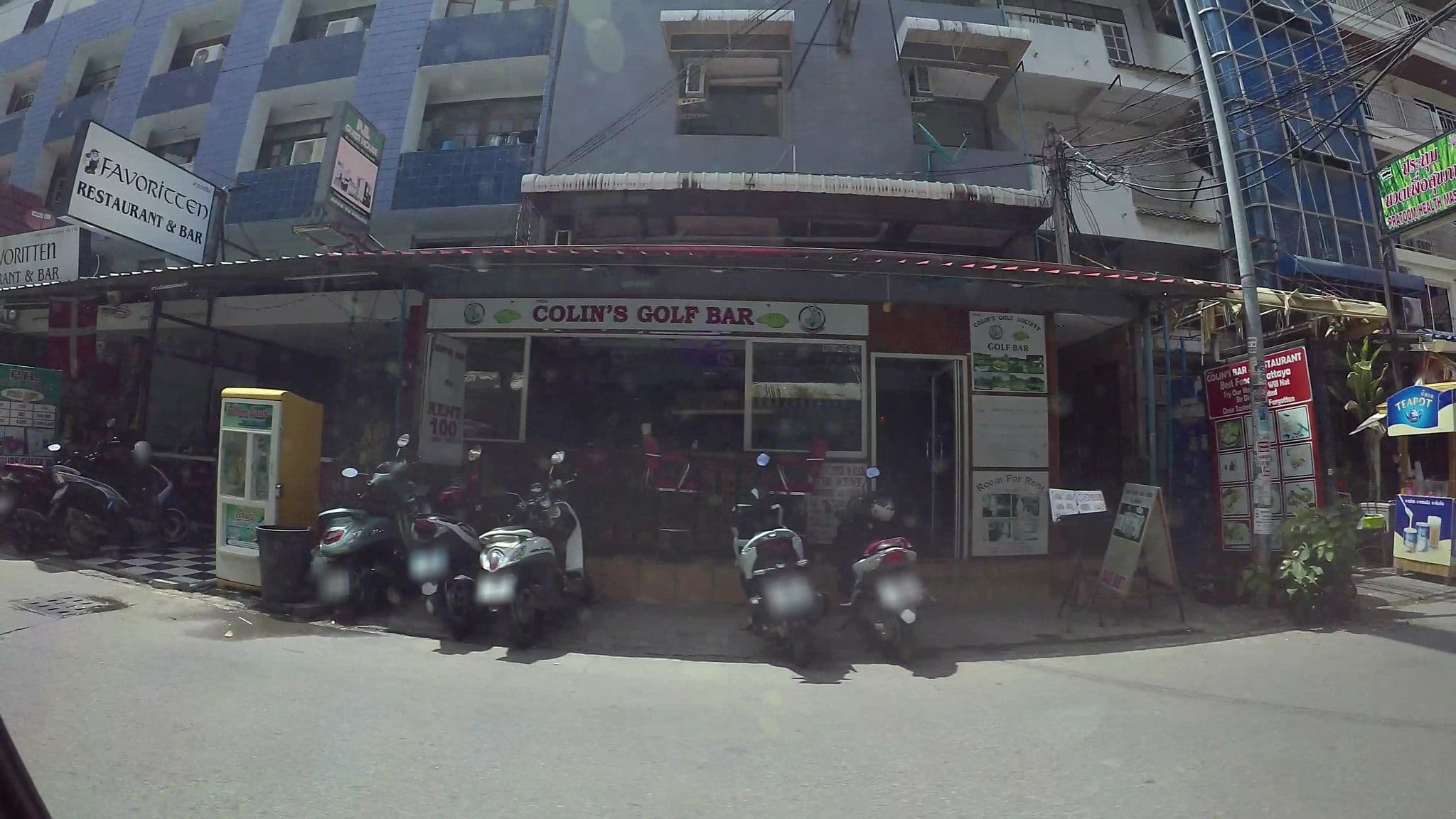 Street view near PR Guesthouse, Pattaya