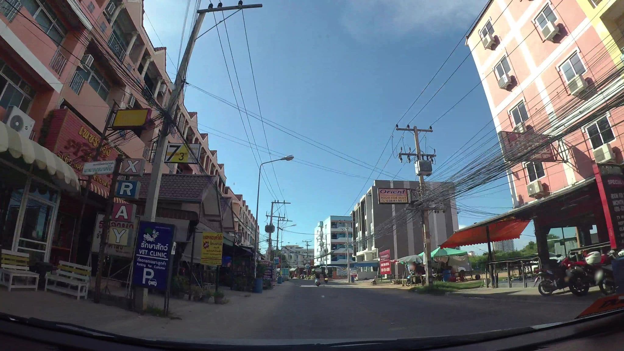 Street view near Le Sud Hotel, Pattaya