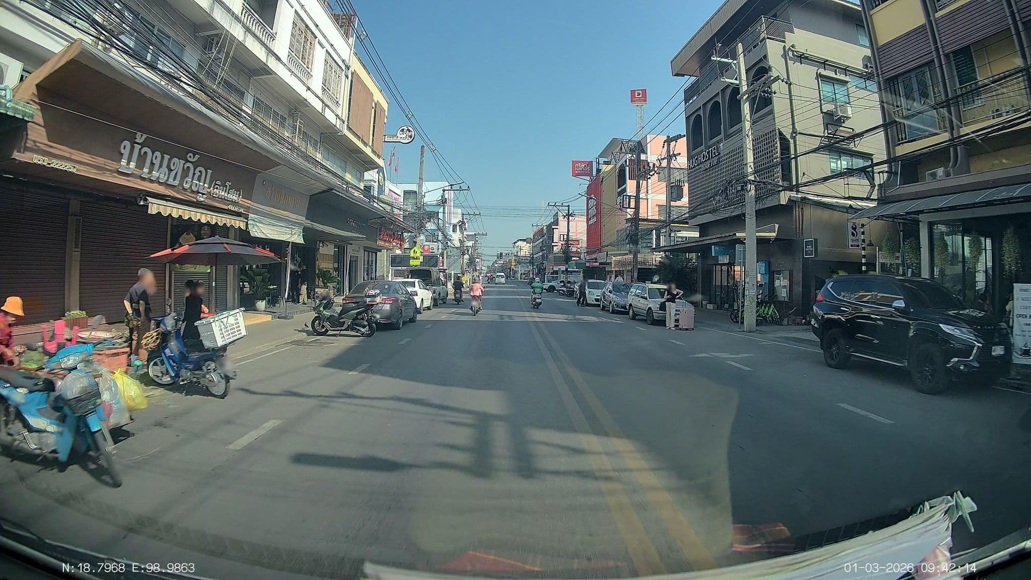 Street view near Inndigo, Chiang Mai