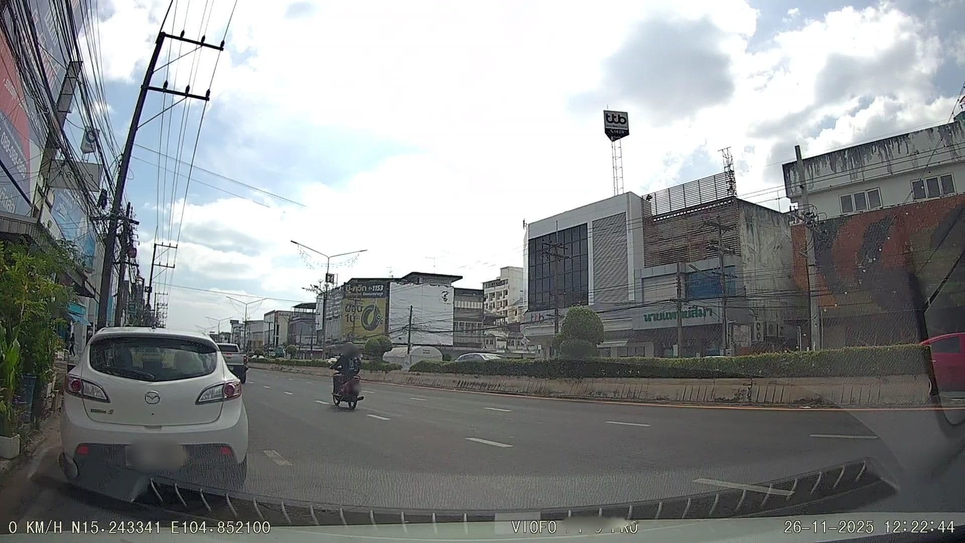 Street view near The Regent Hotel, Ubon Ratchathani — © ThailandCambodia (CC BY-SA · Mapillary)