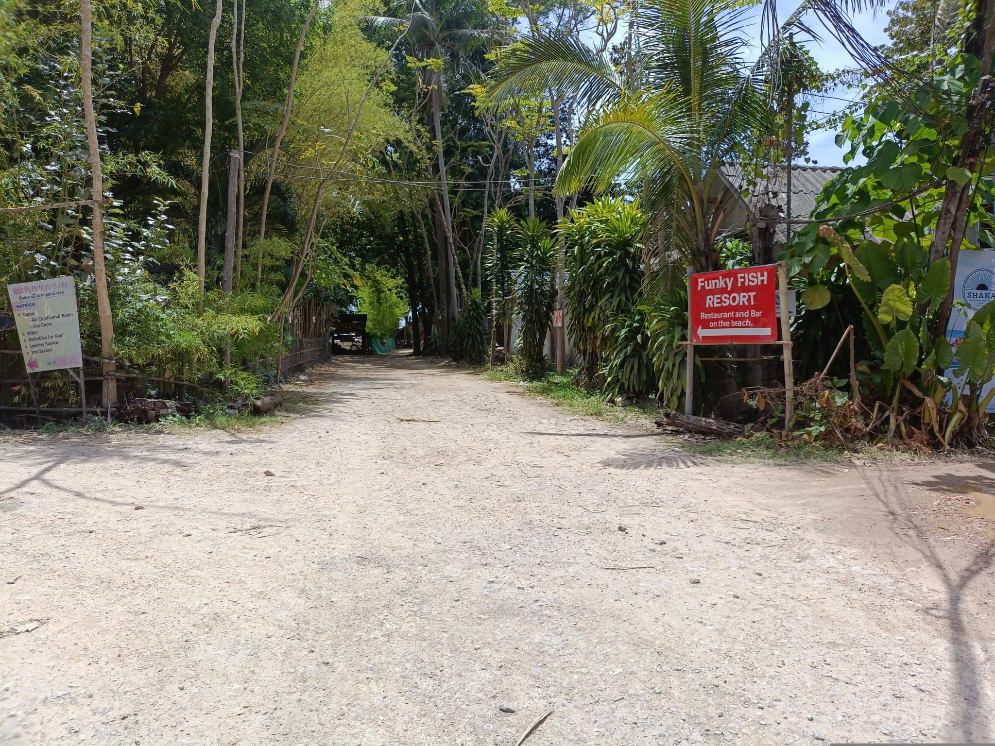 Street view near Aleena Rooms, Saladan