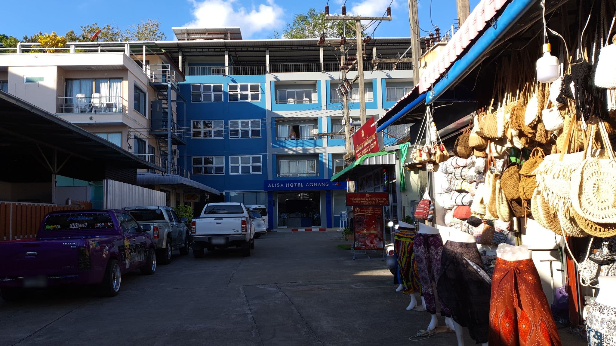 Street view near J Hotel, Ban Ao Nang