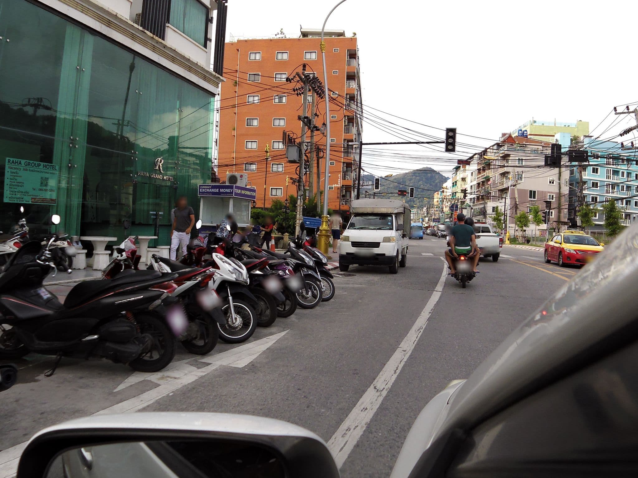 Street view near Paksaa Boutique Hotel, Patong
