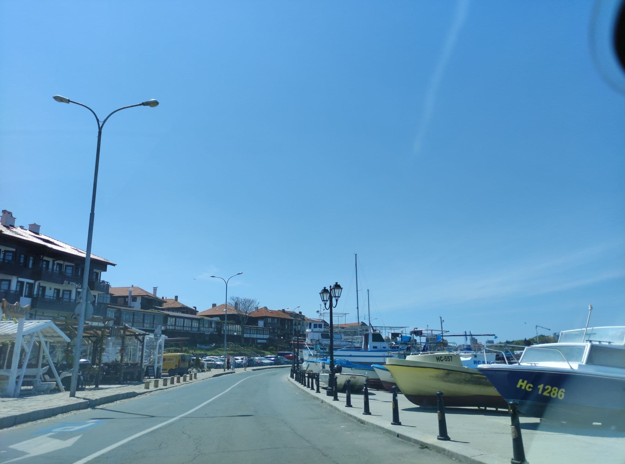 Street view near Stankoff Hotel, Nesebar