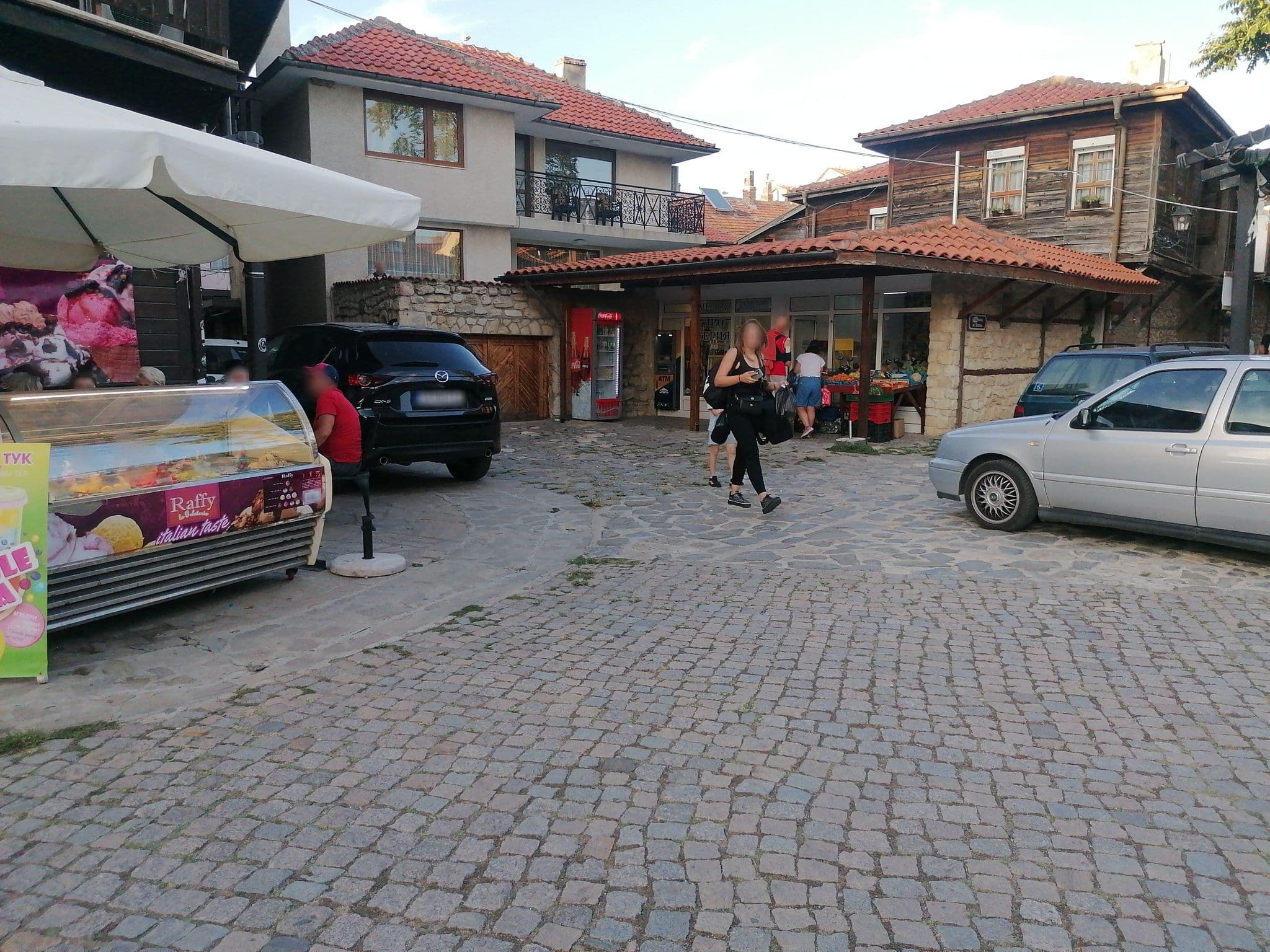 Street view near Semeen Hotel Lebed, Nesebar