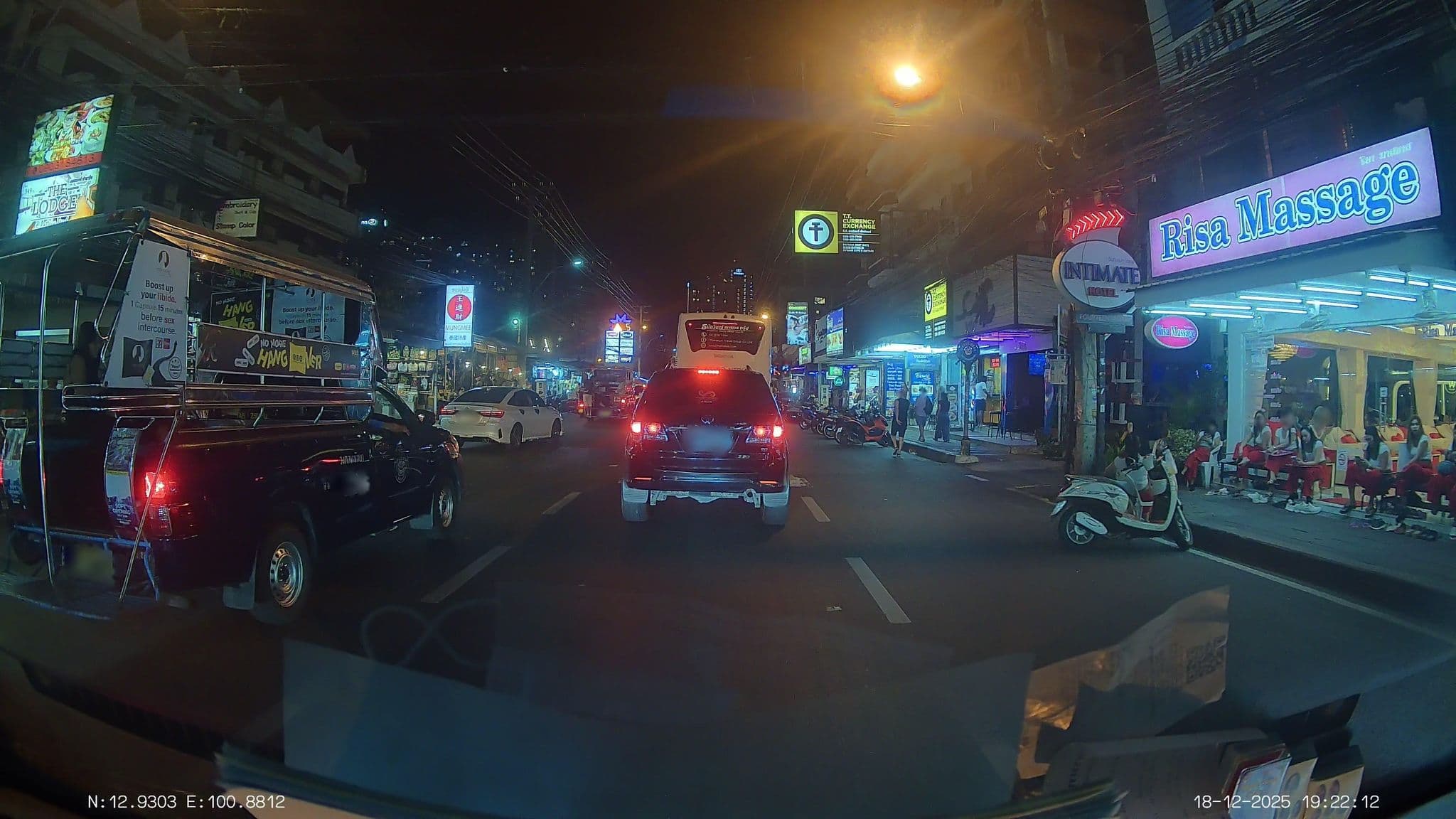 Street view near Lucky House, Pattaya