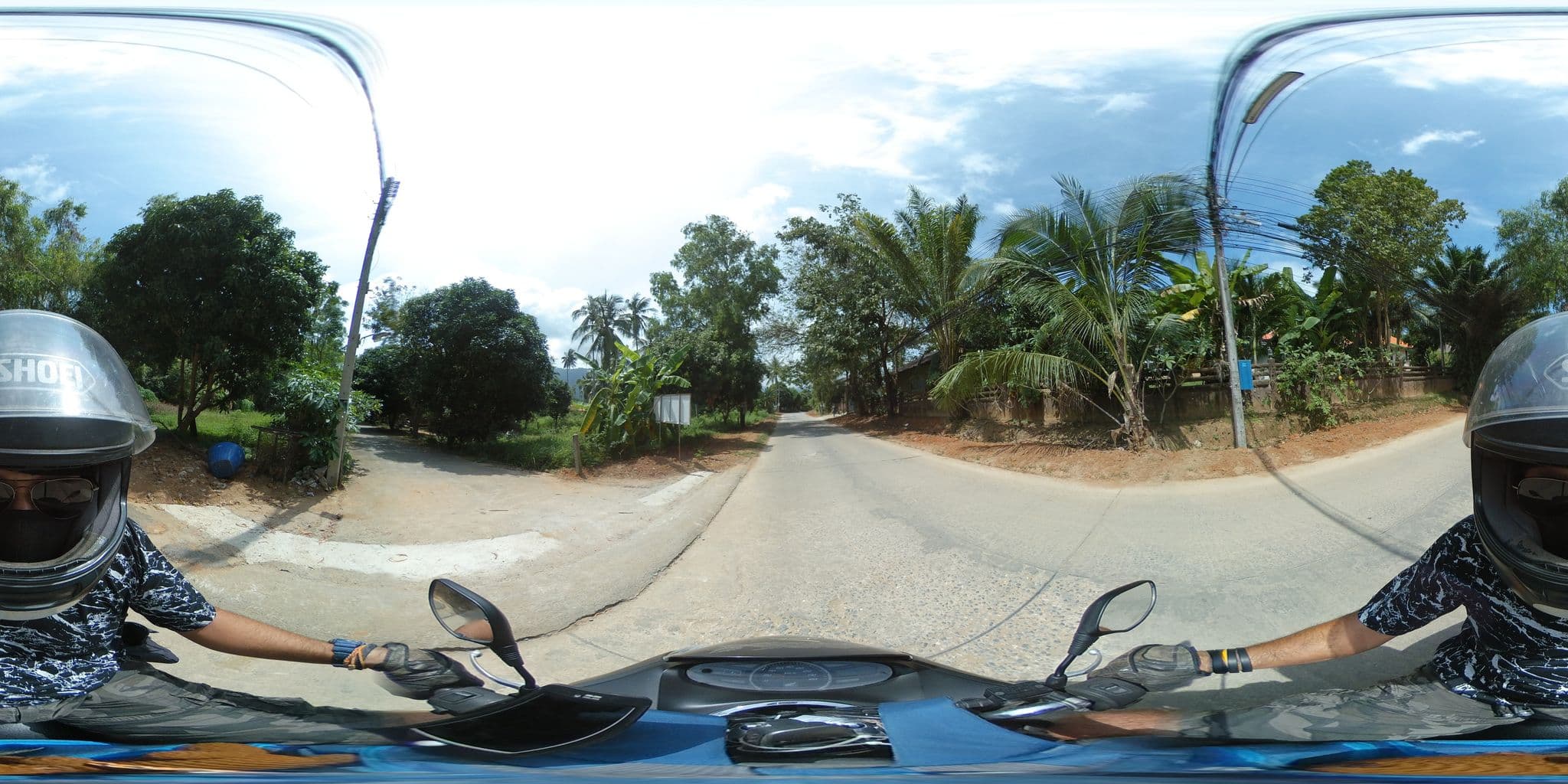 Street view near Seaview Paradise Mountain Villa Resort, Ko Samui
