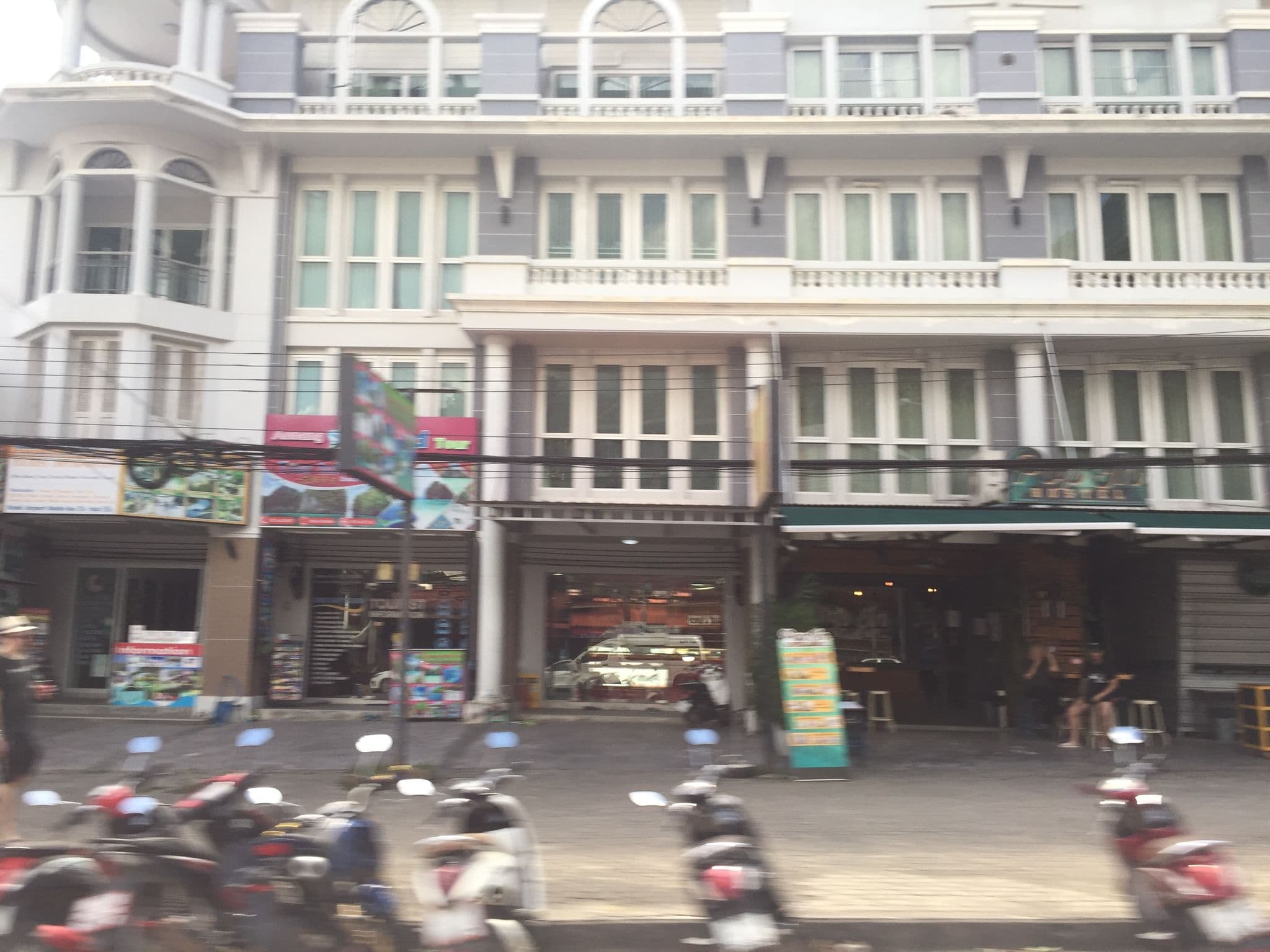 Street view near Pop in hostel, Ban Ao Nang