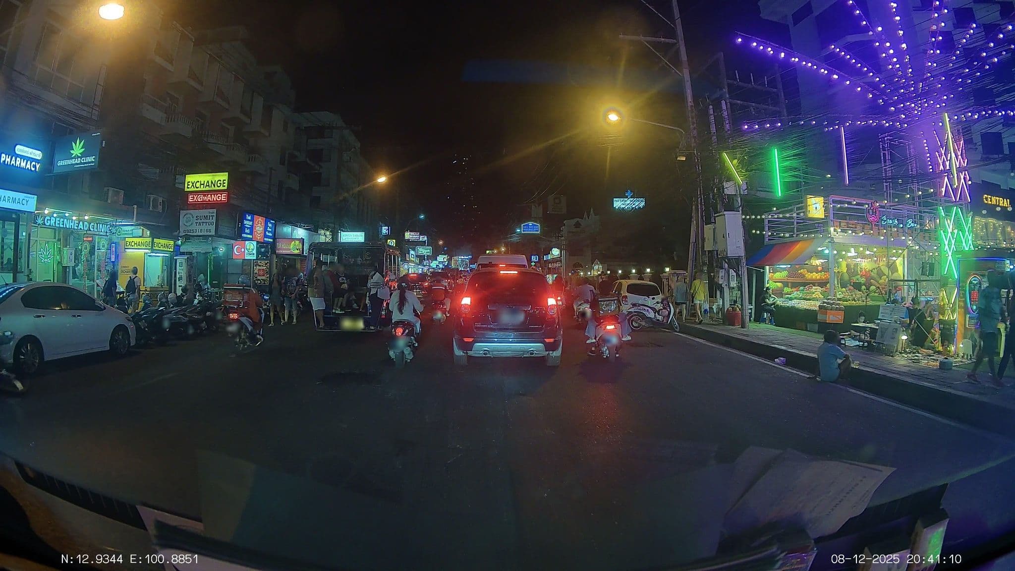 Street view near Top House, Pattaya