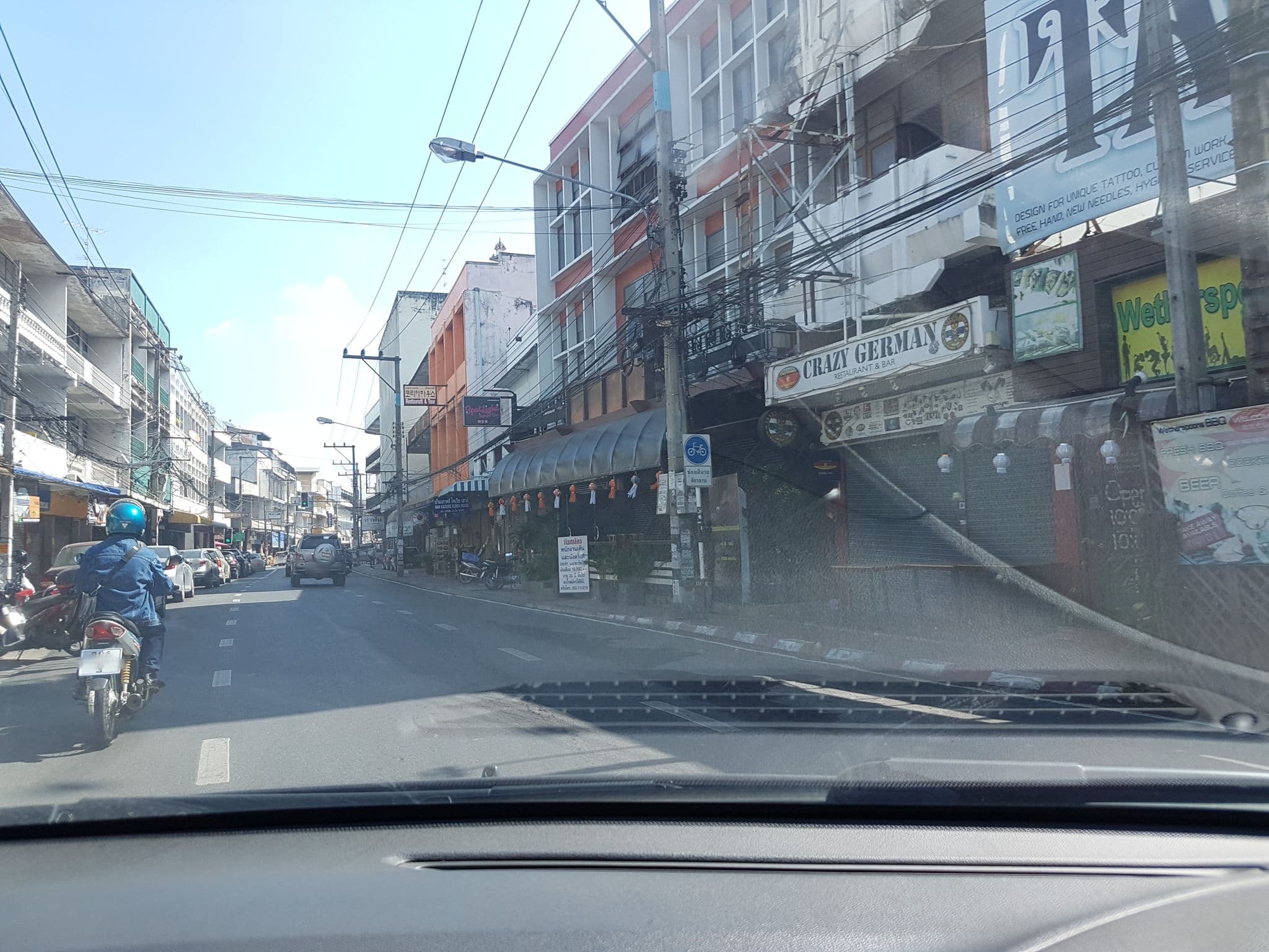 Street view near Korea House, Chiang Mai