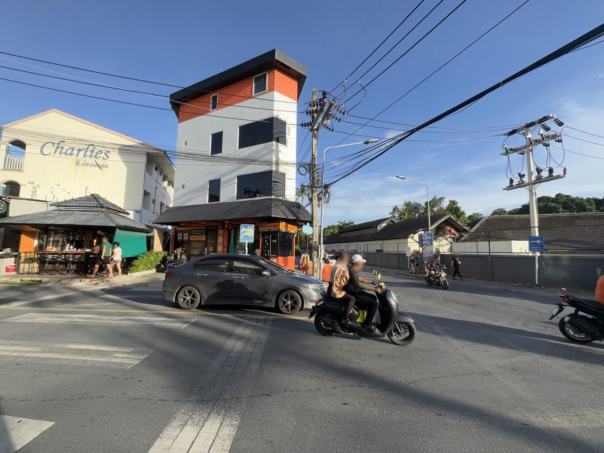 Street view near Sugar Inn Phuket, Ban Kata