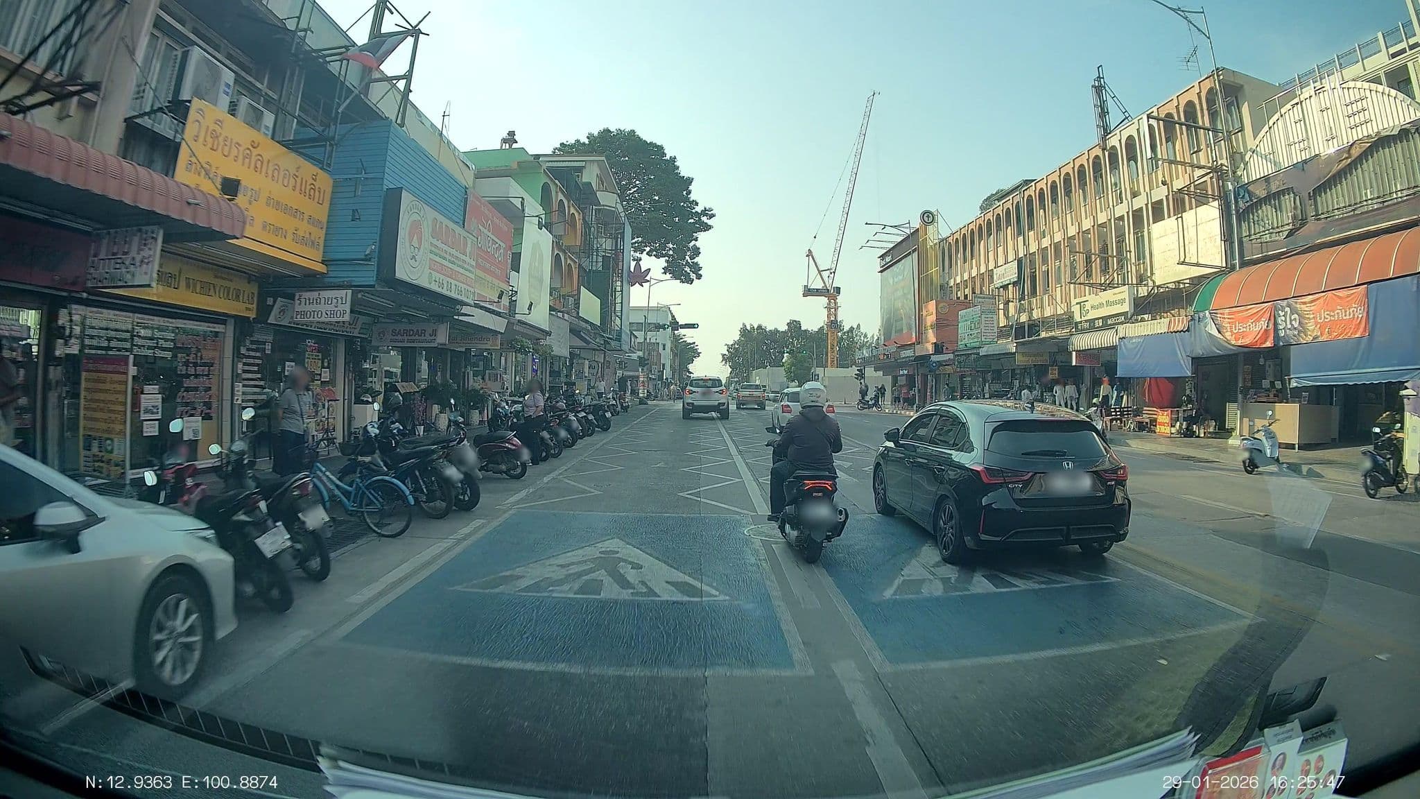 Street view near New Putter Home, Pattaya
