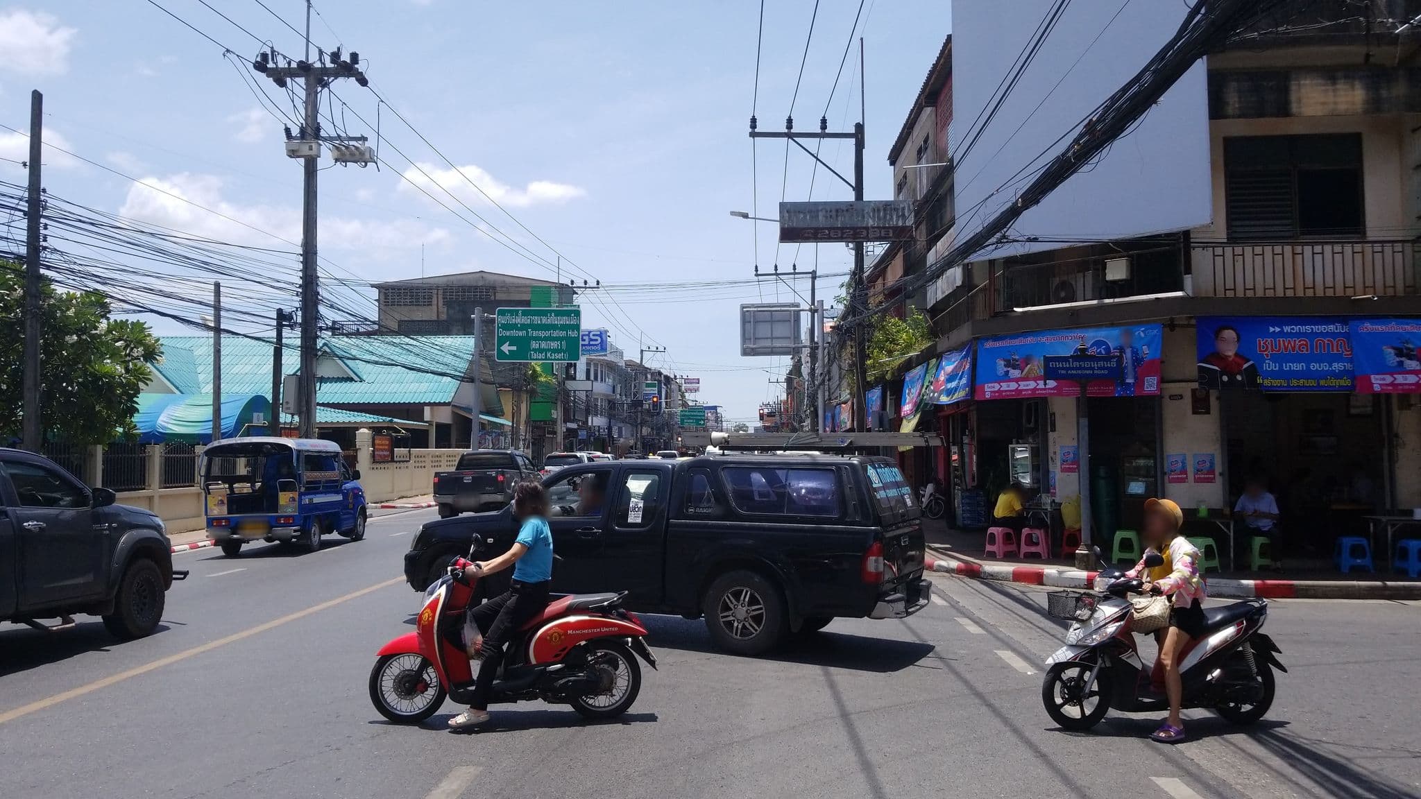 Street view near Cheap Guesthouse, Surat Thani — © simonsails (CC BY-SA · Mapillary)
