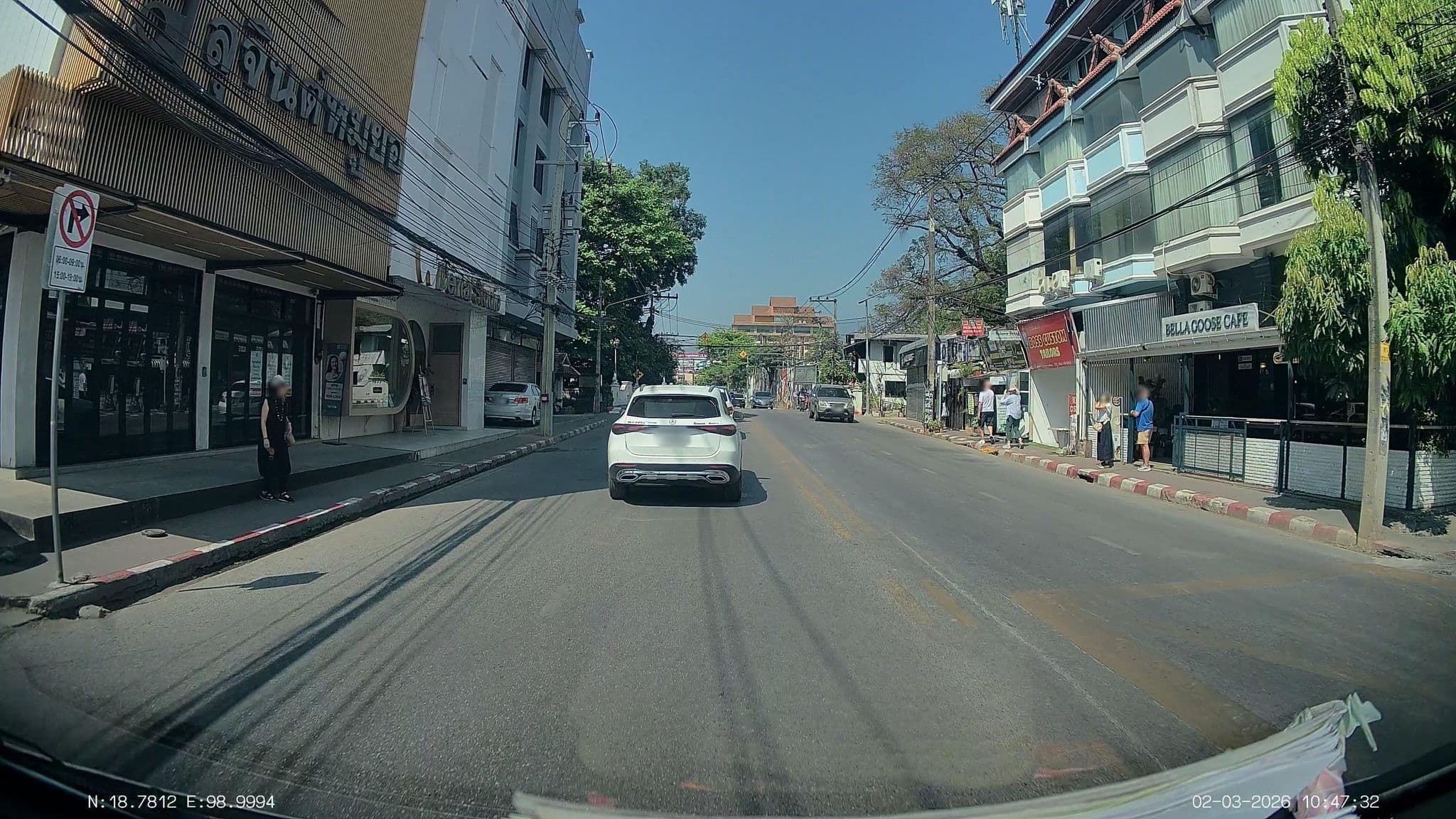 Street view near Zion Hostel, Chiang Mai