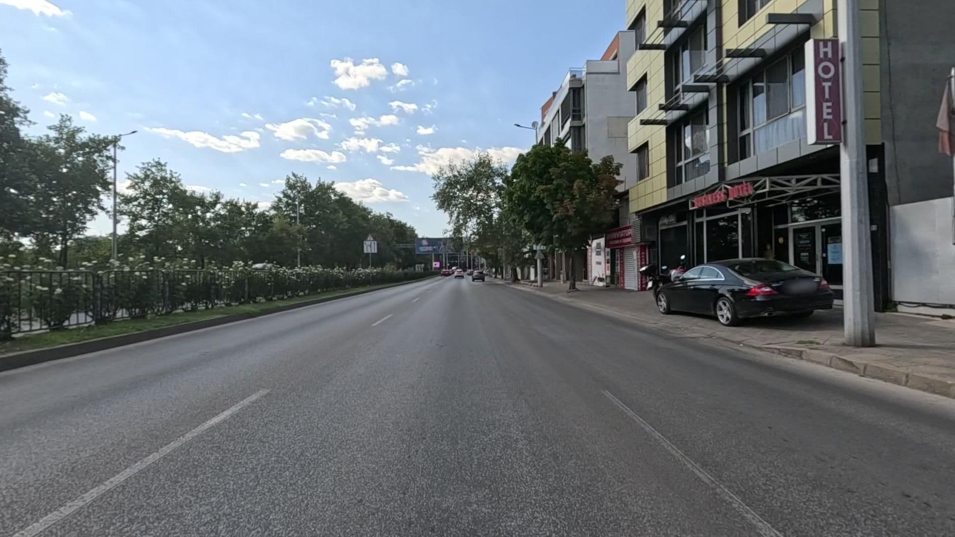 Street view near Business Hotel Plovdiv, Plovdiv — © Kristiqn (CC BY-SA · Mapillary)