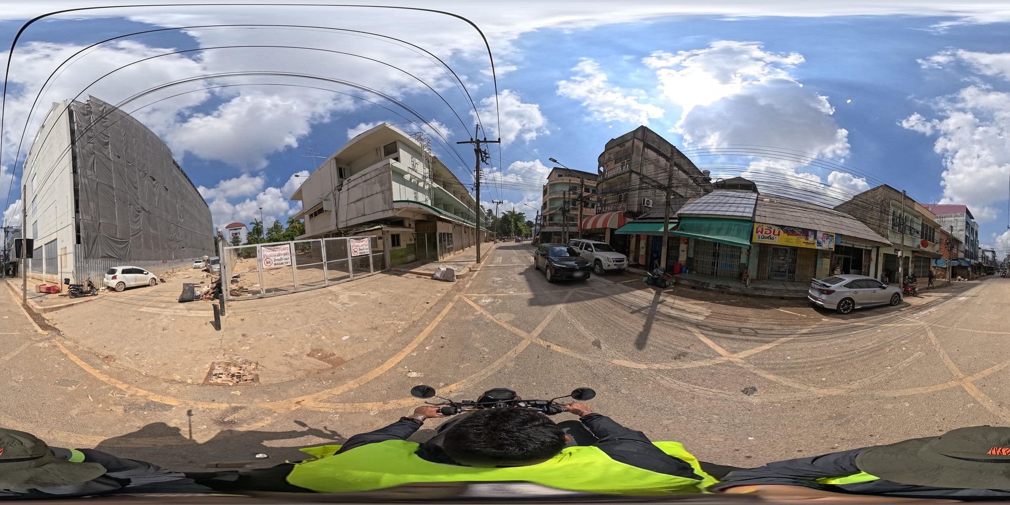 Street view near Hatyai Green View, Hat Yai