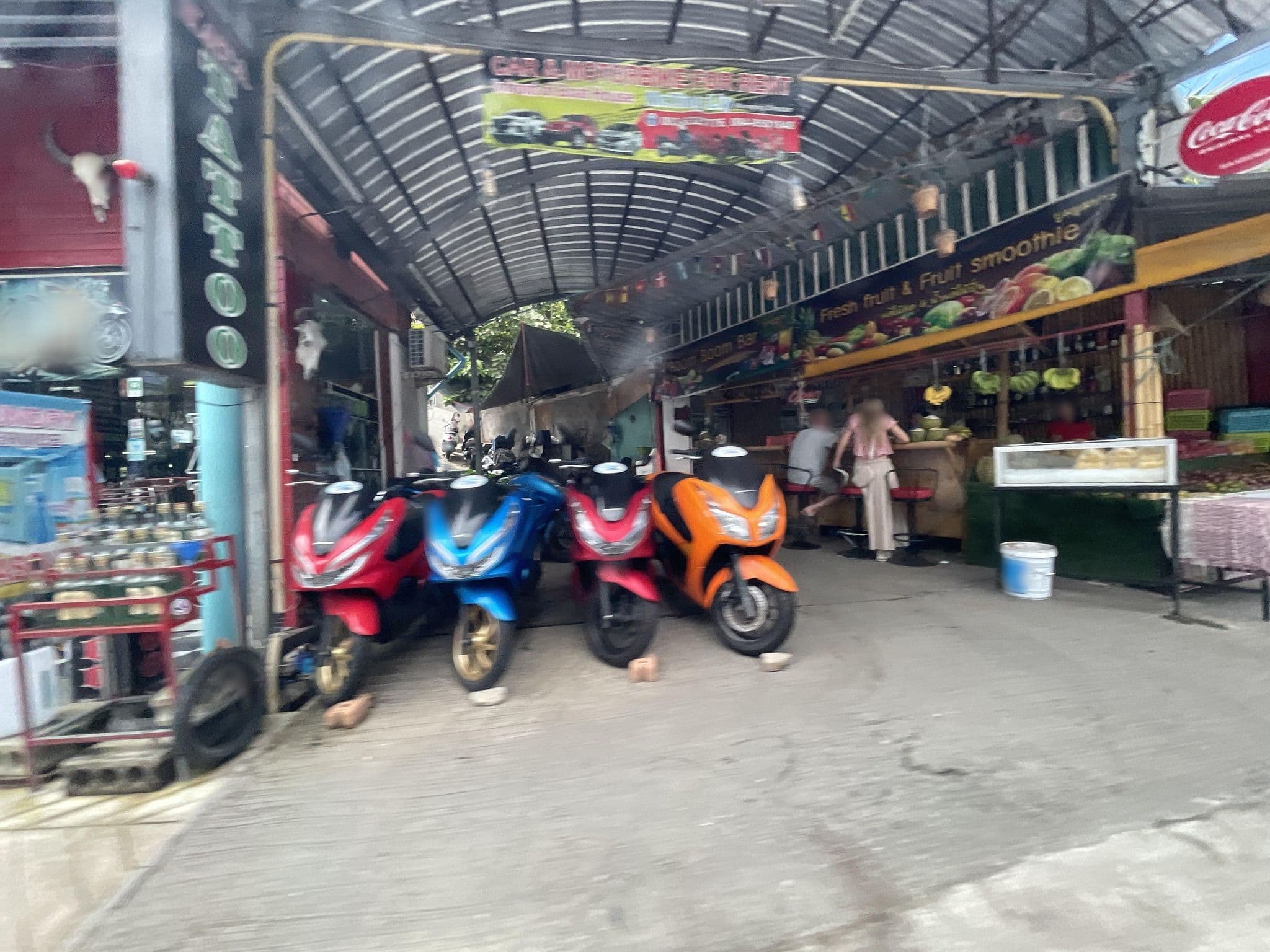 Street view near Two Chefs Inn, Ban Kata