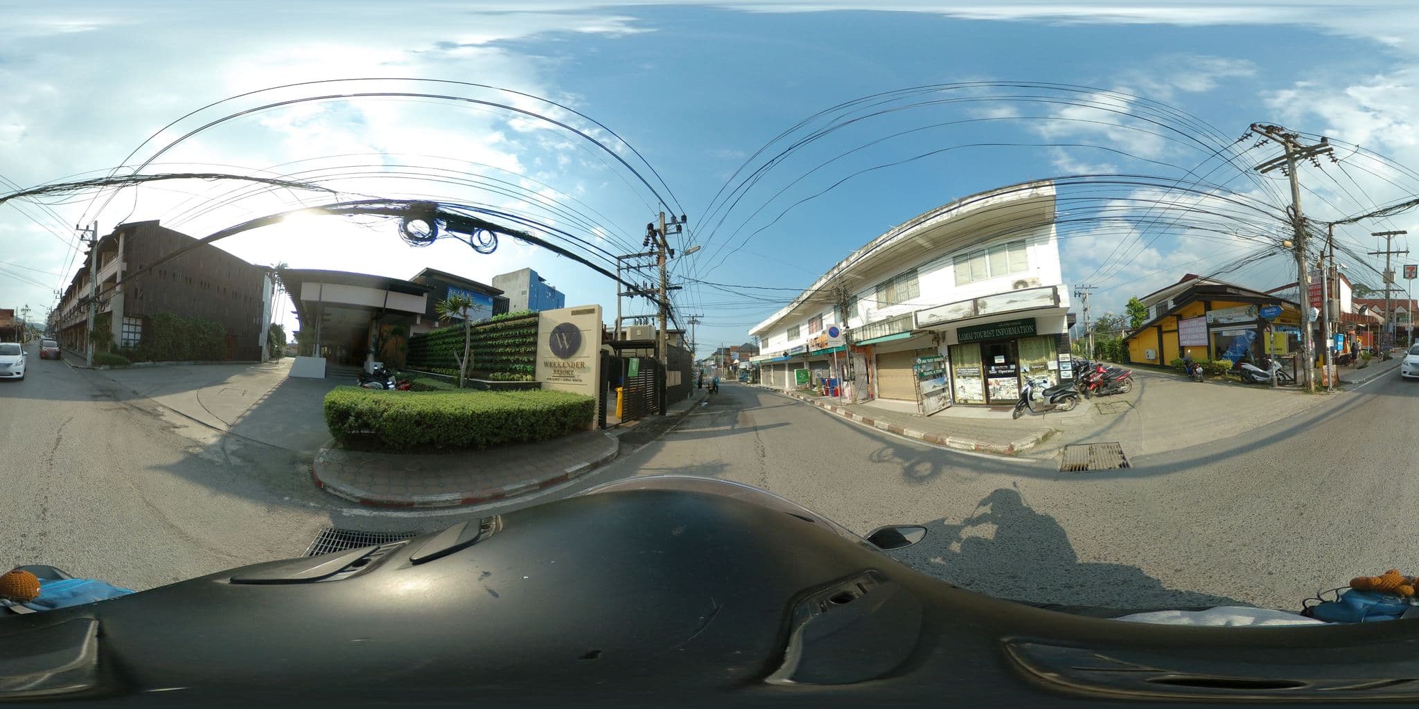Street view near Kerton hostel, Ko Samui