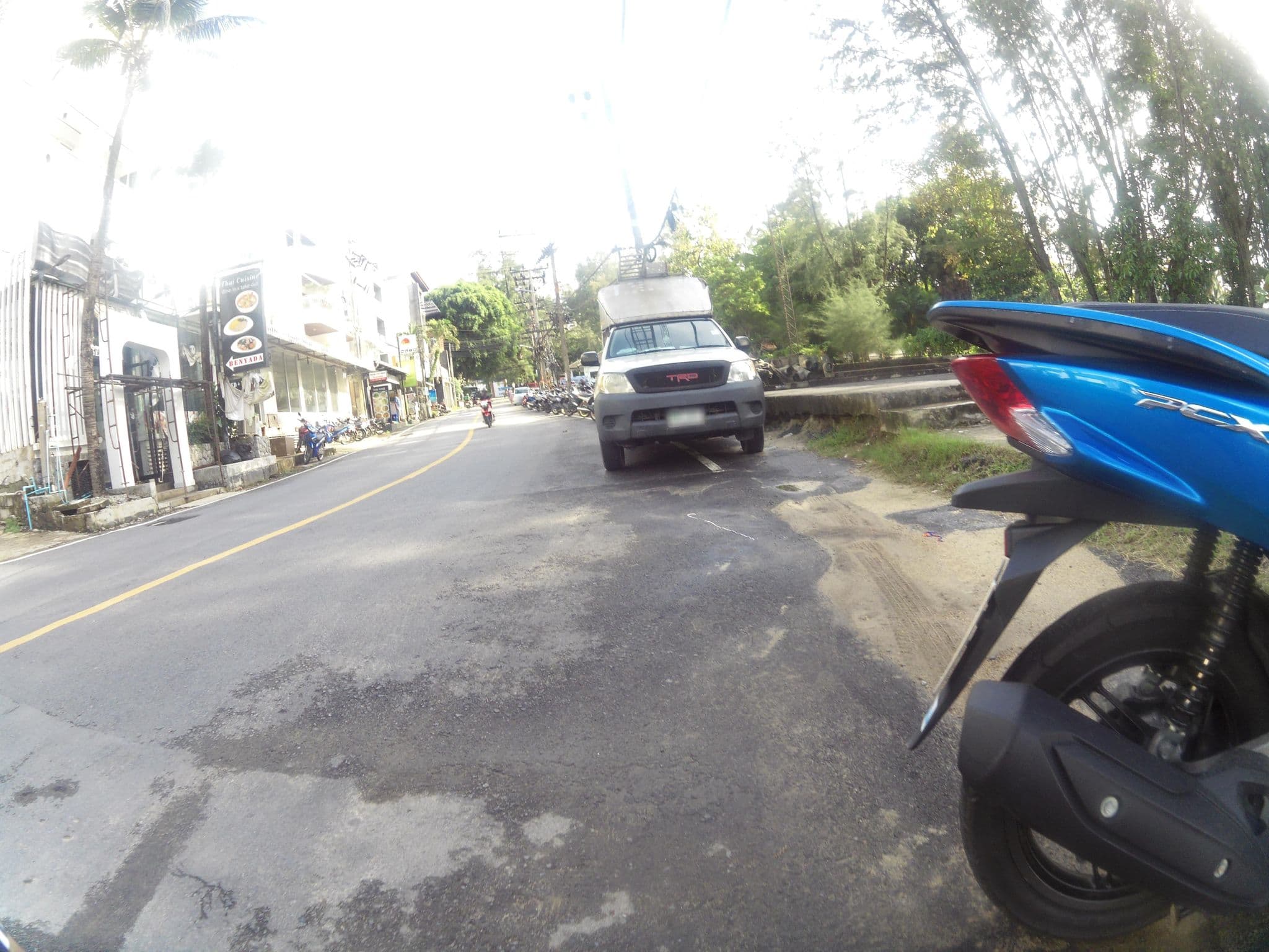 Street view near Surin Bay Inn, Ban Kamala