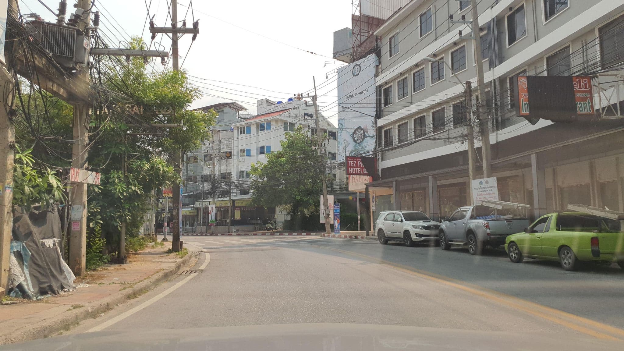 Street view near The Esse, Pattaya