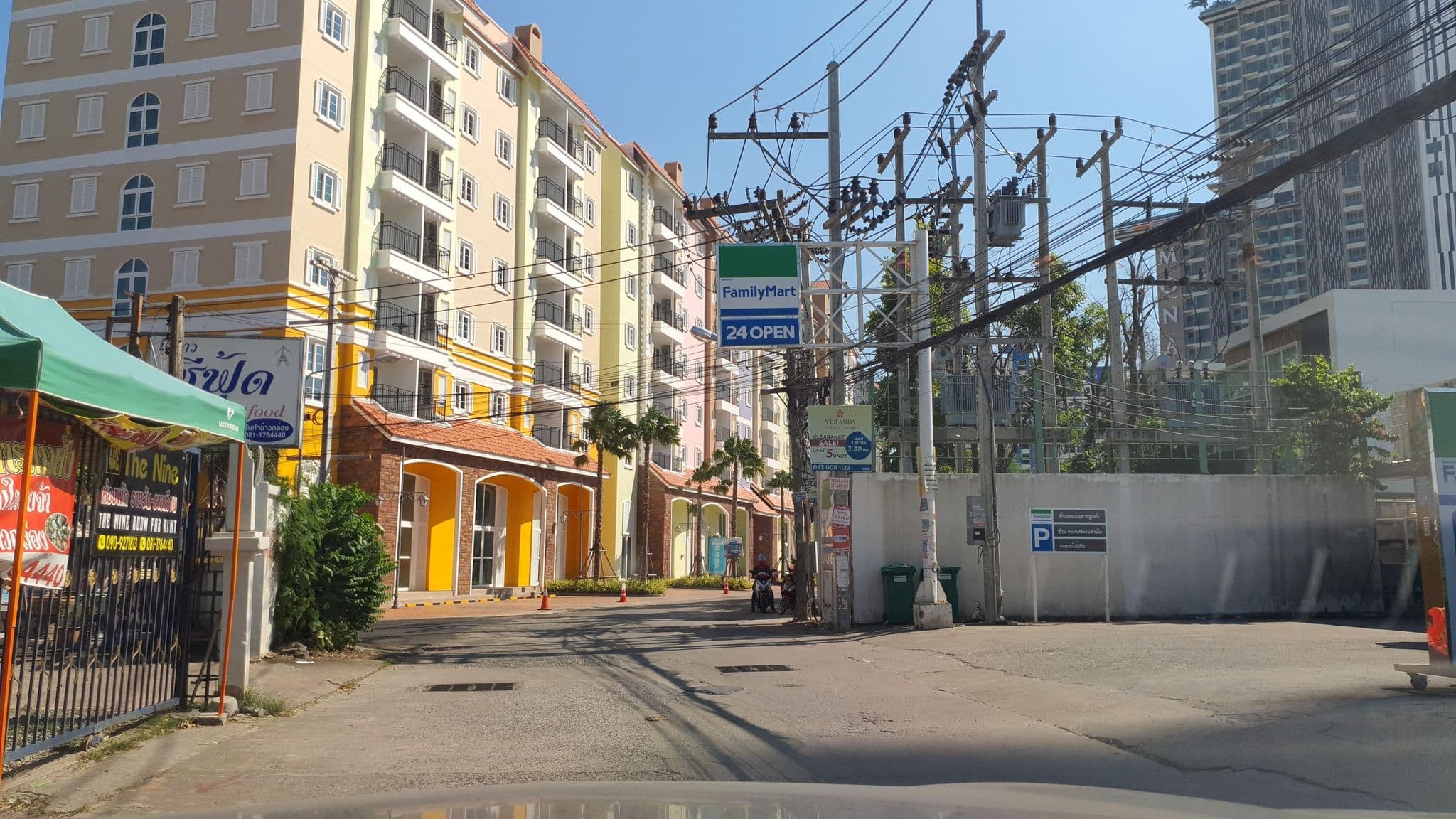 Street view near The Nine, Pattaya