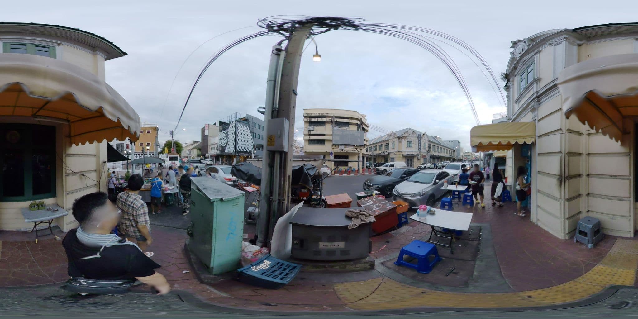 Street view near Yakthai Poshtel, Bangkok — © mapconcierge (CC BY-SA · Mapillary)