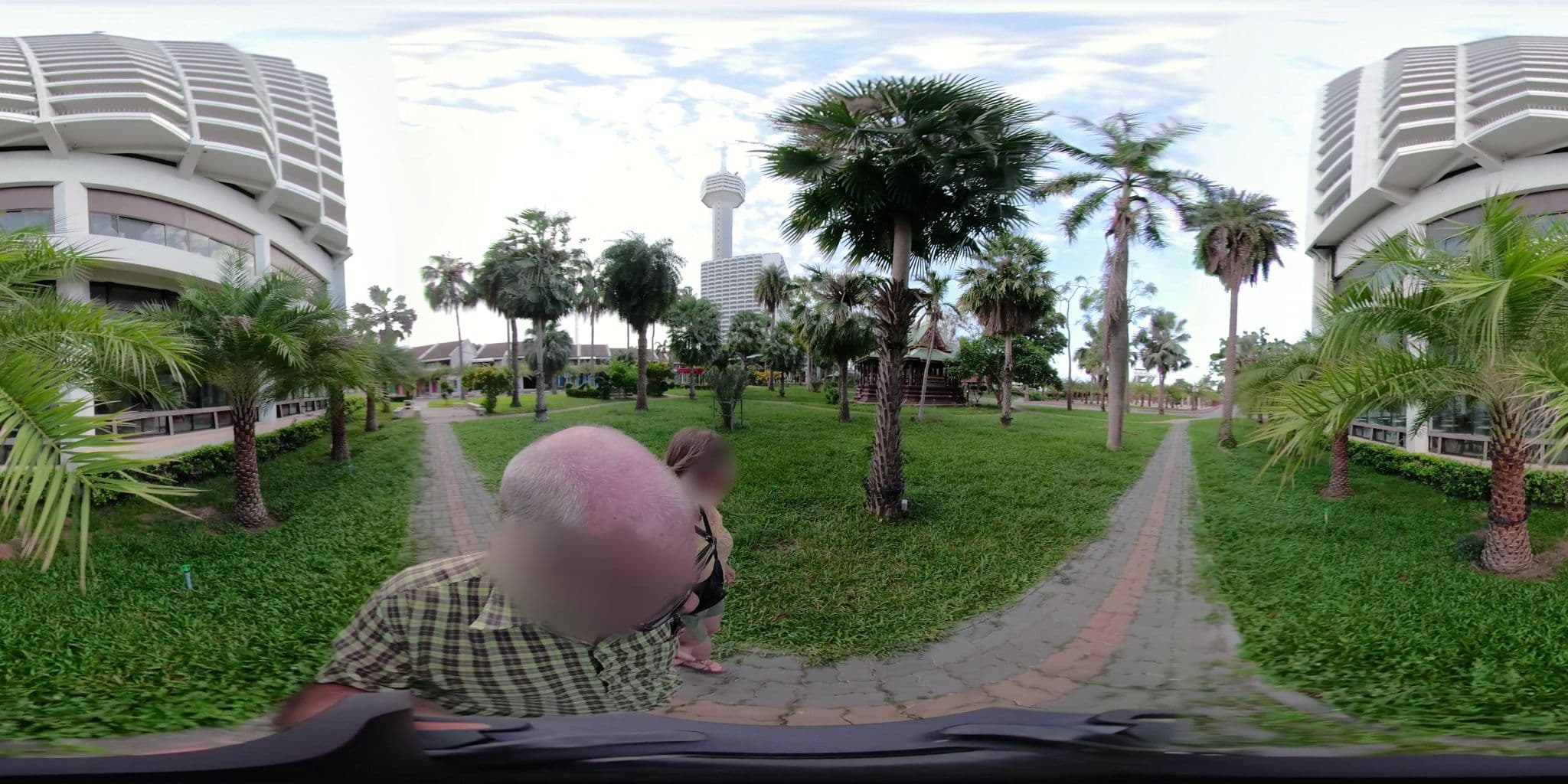 Street view near Pattaya Park Building, Pattaya