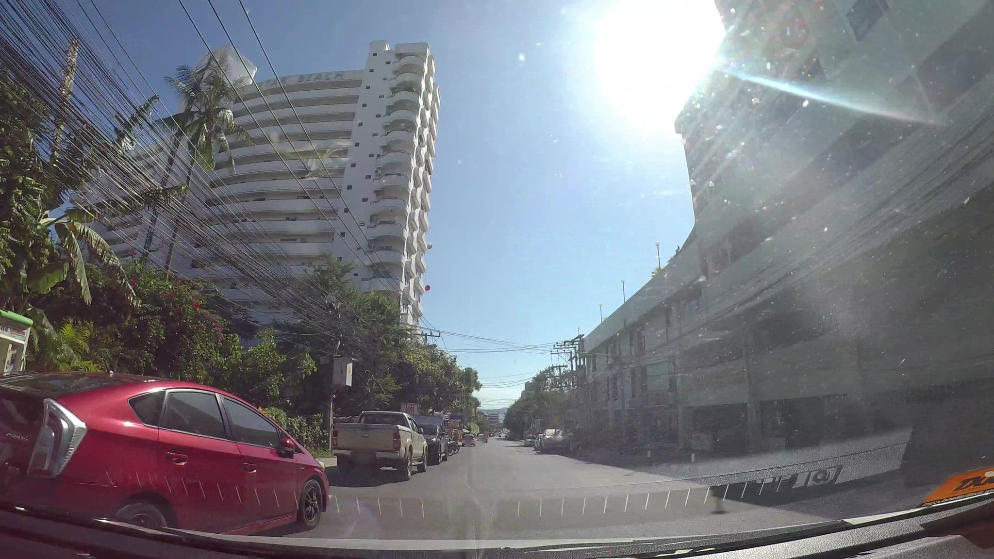 Street view near Sombat Condo, Pattaya