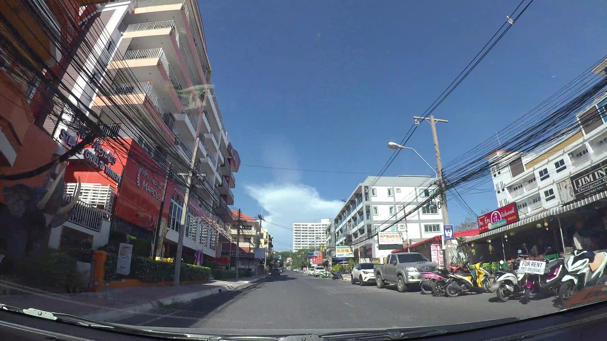 Street view near New Nordic Marcus, Pattaya