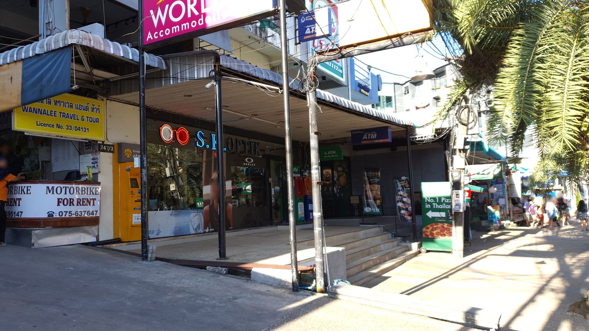 Street view near Jinda Guesthouse, Ban Ao Nang