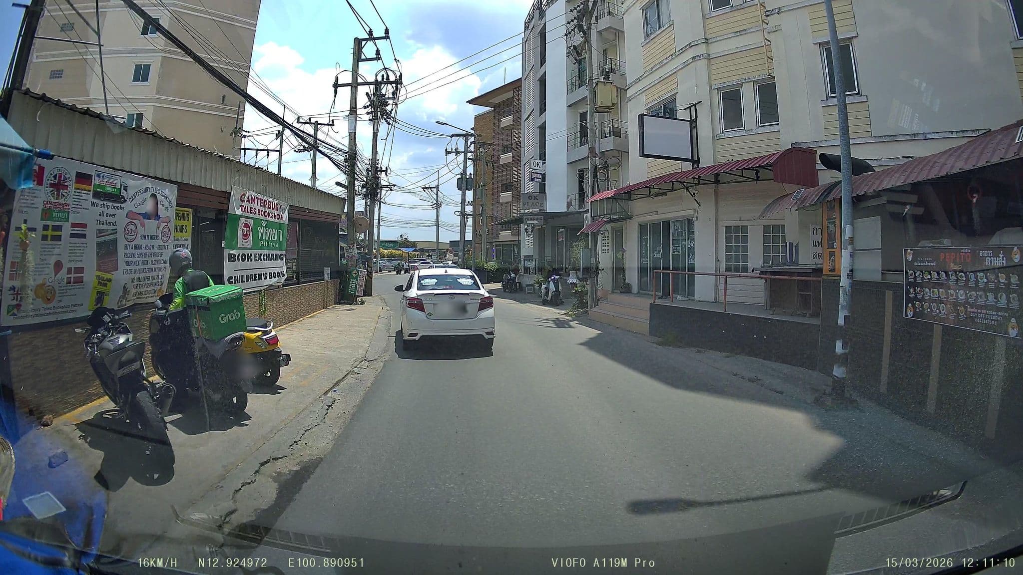 Street view near OK Place, Pattaya
