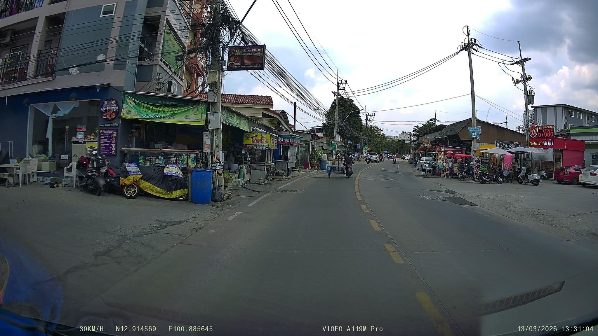 Street view near Jutamanee, Pattaya