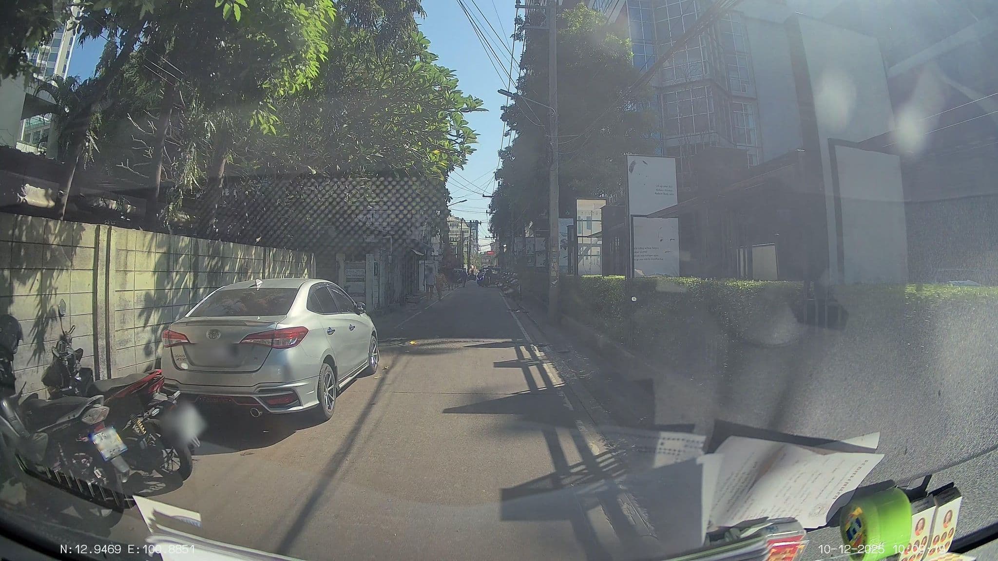 Street view near The Markland Village, Pattaya