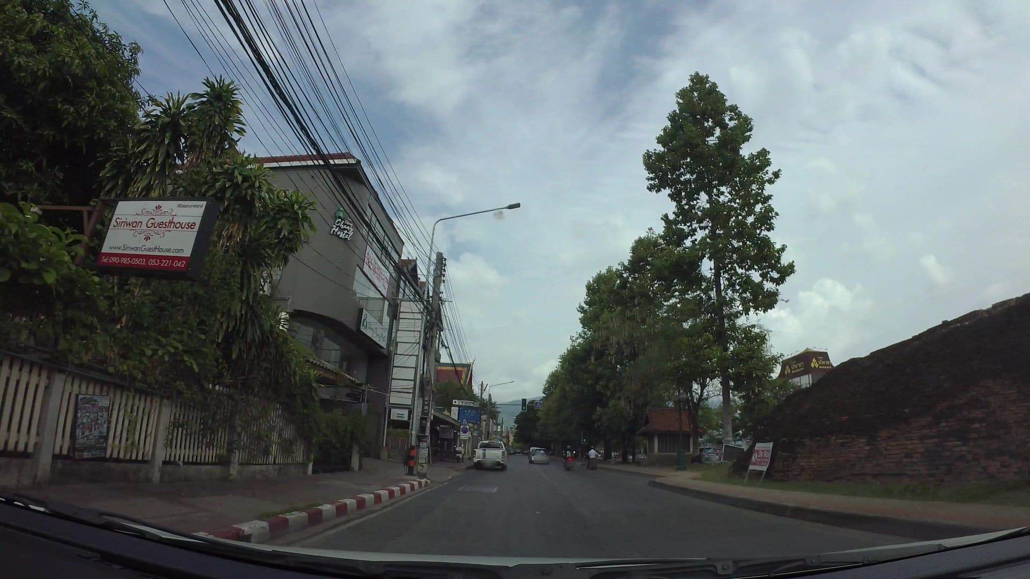 Street view near Hug Hostel, Chiang Mai