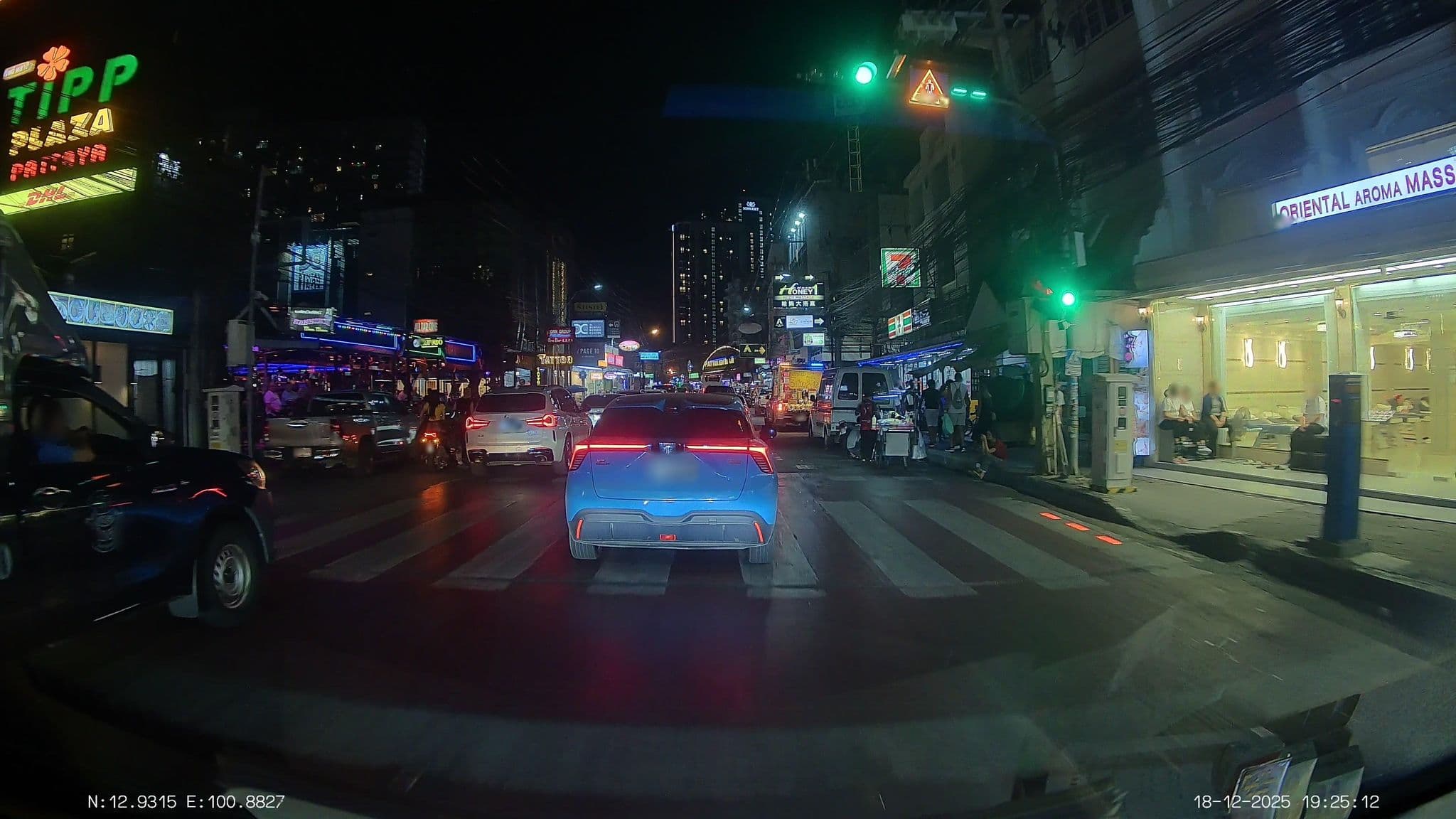Street view near The One Bay Breeze, Pattaya