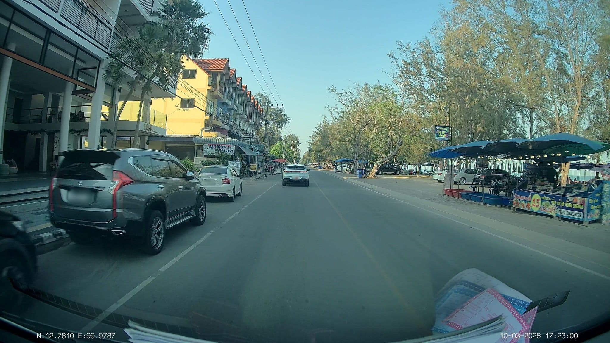 Street view near Paso Resort, Cha-am — © ThailandCambodia (CC BY-SA · Mapillary)
