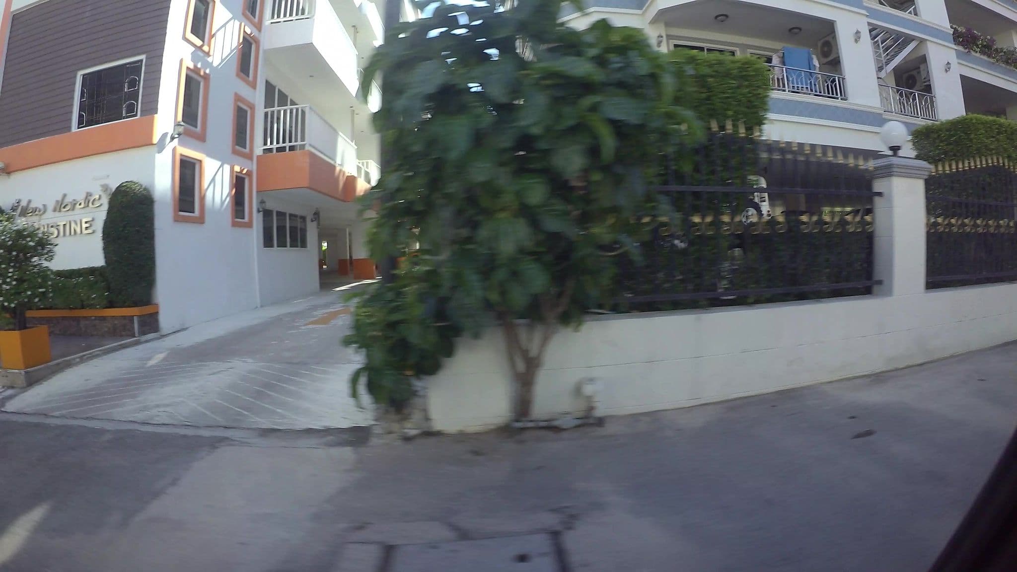 Street view near New Nordic Kristine, Pattaya